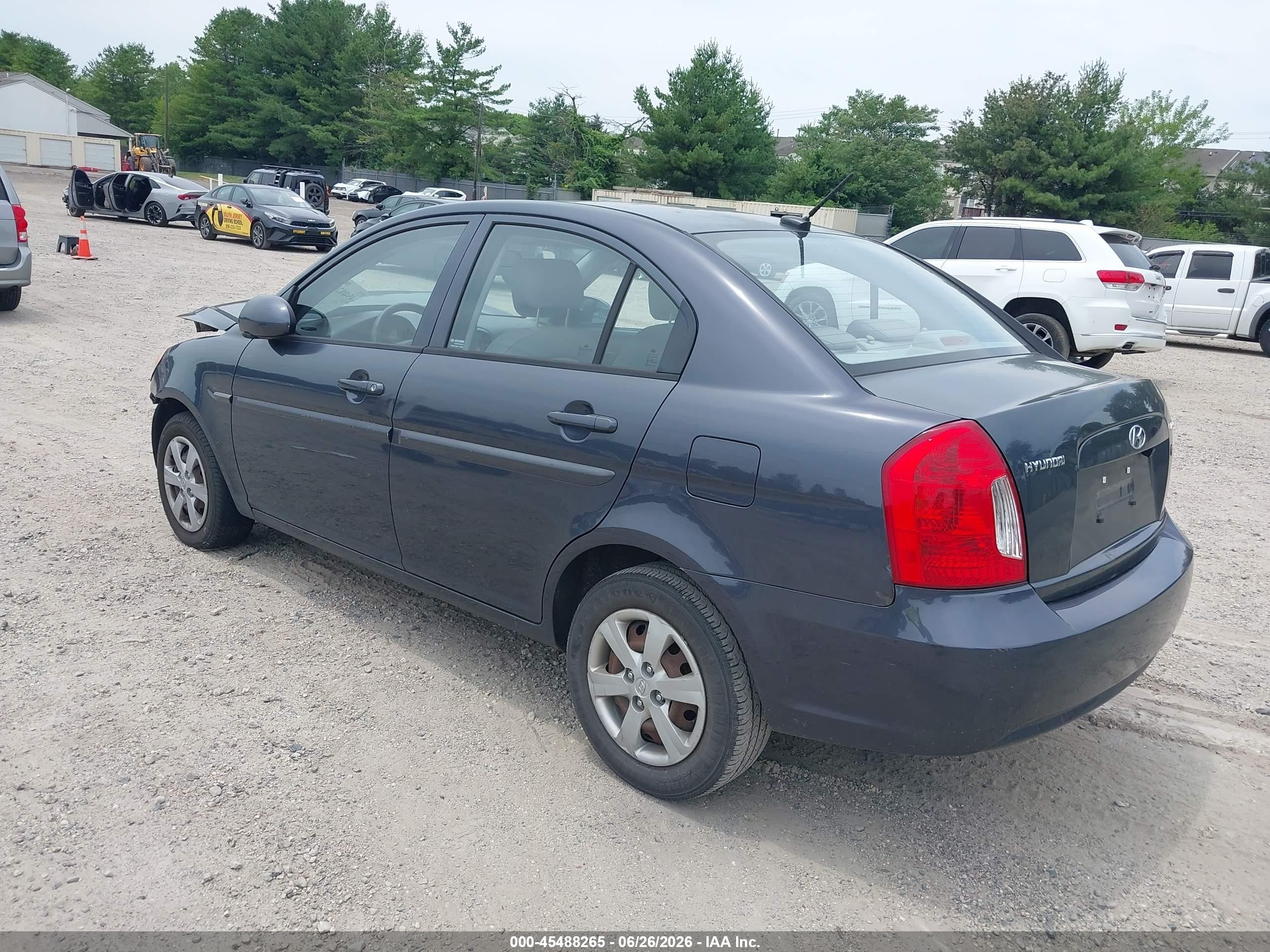 2009 Hyundai Accent Gls Синий vin: KMHCN46C79U340206