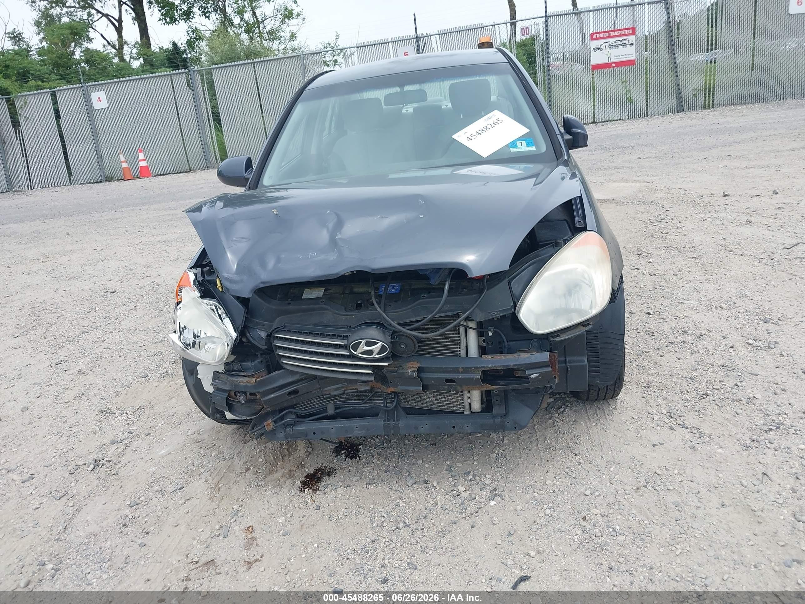 2009 Hyundai Accent Gls Синий vin: KMHCN46C79U340206