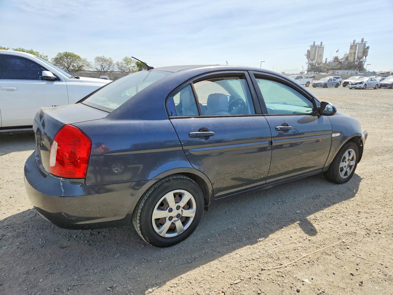 2007 Hyundai Accent Gls Gray vin: KMHCN46C87U078290