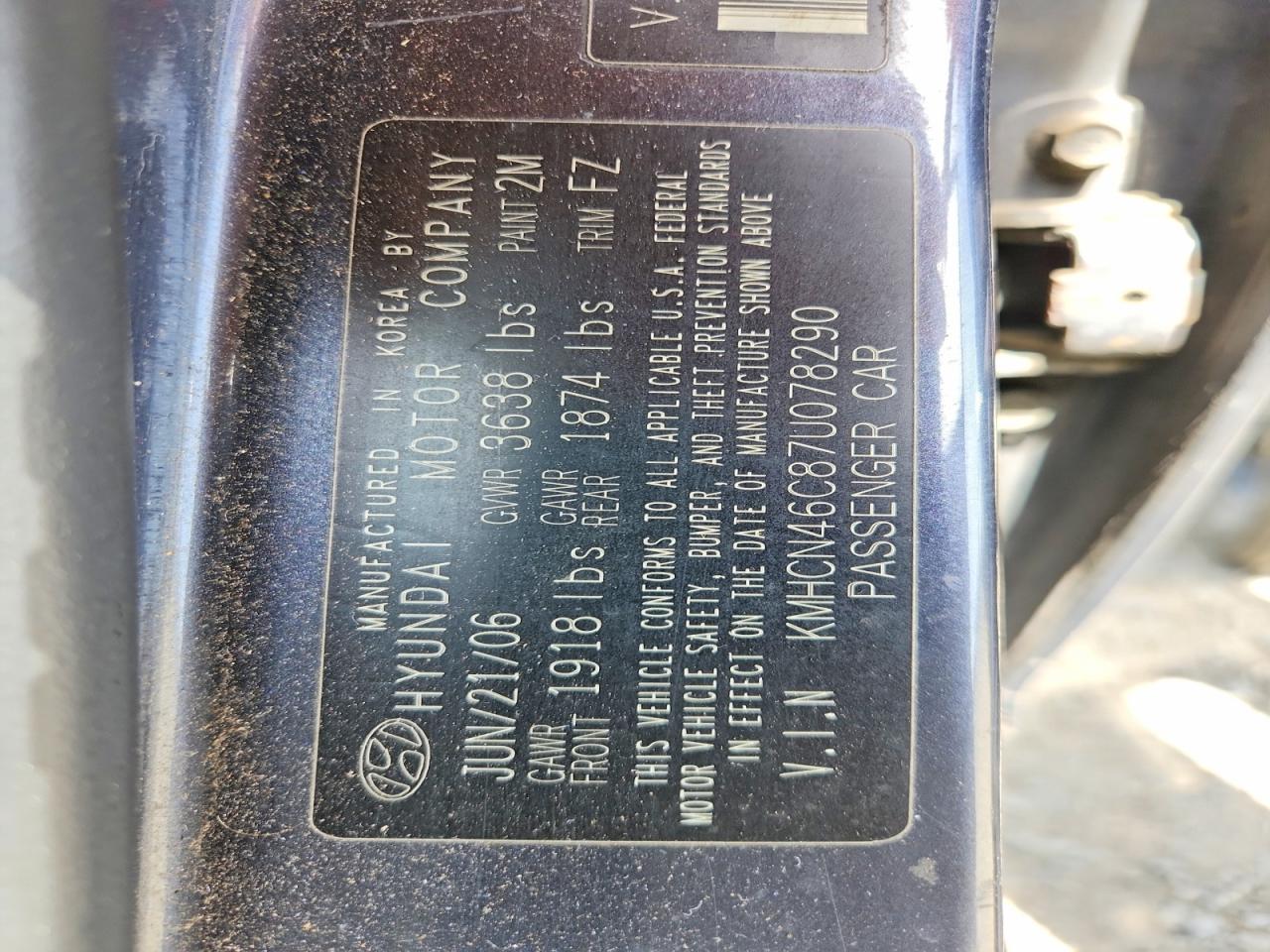 2007 Hyundai Accent Gls Gray vin: KMHCN46C87U078290