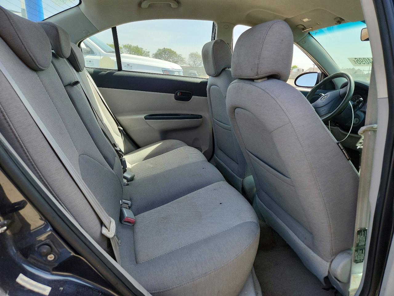 2007 Hyundai Accent Gls Gray vin: KMHCN46C87U078290