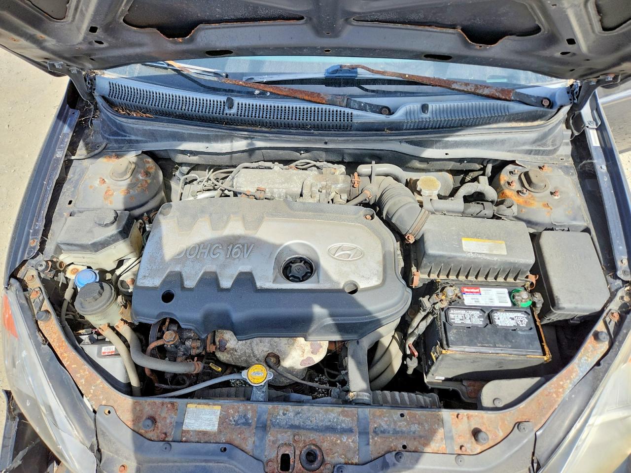 2007 Hyundai Accent Gls Gray vin: KMHCN46C87U078290
