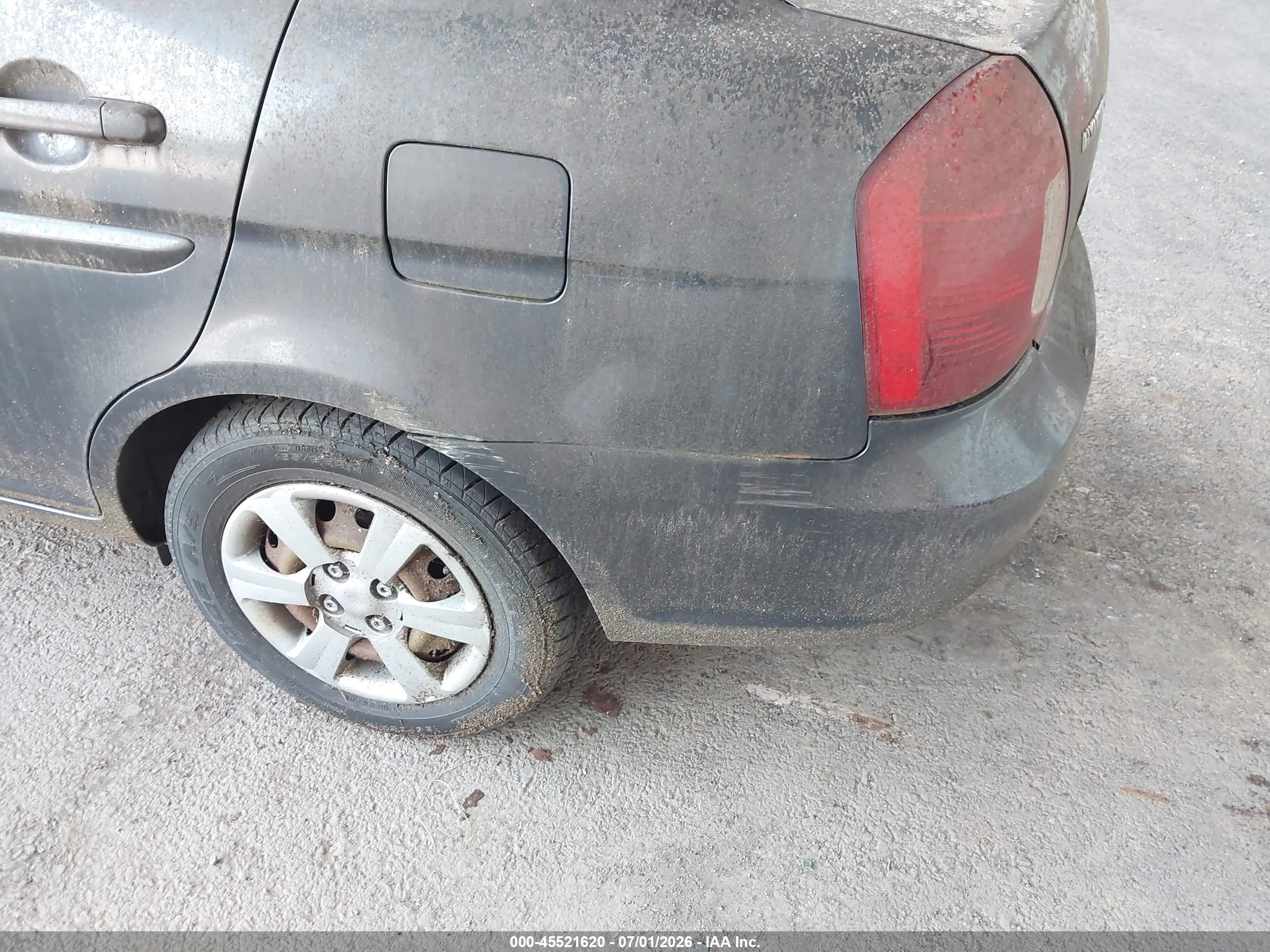 2007 Hyundai Accent Gls Navy vin: KMHCN46C87U156101