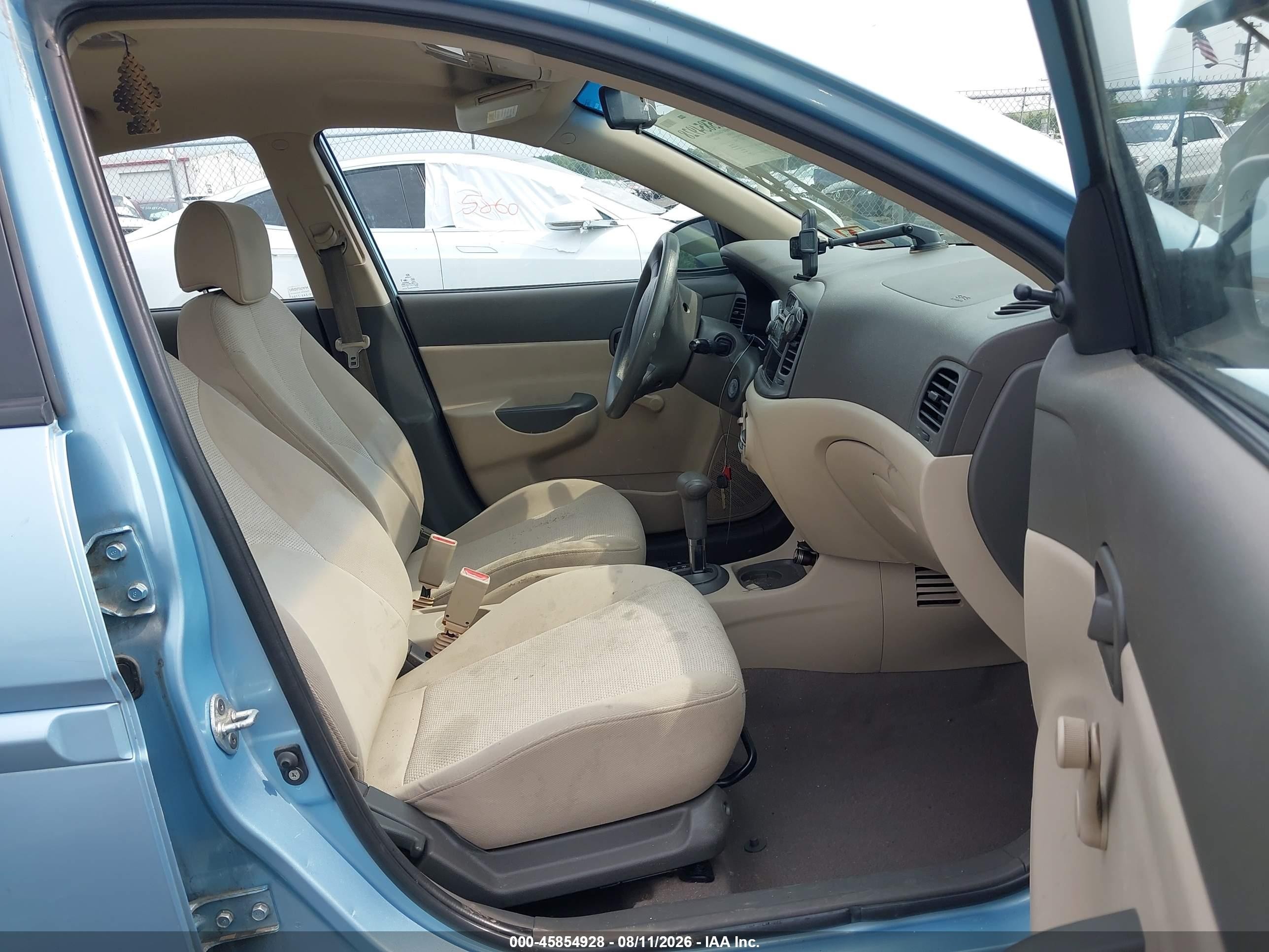 2009 Hyundai Accent Gls Blue vin: KMHCN46C89U285524