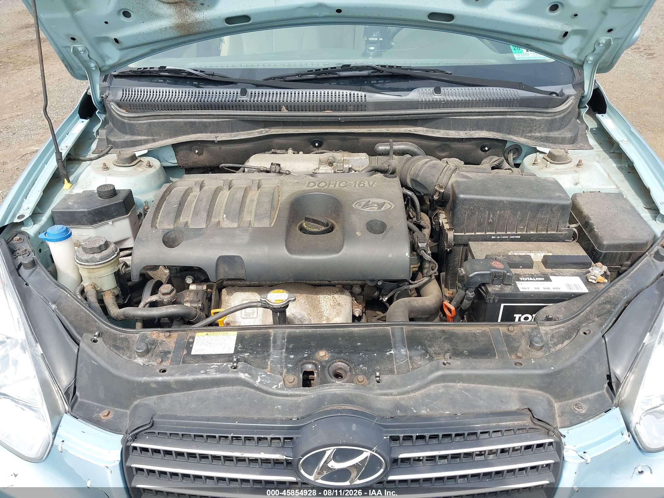 2009 Hyundai Accent Gls Blue vin: KMHCN46C89U285524