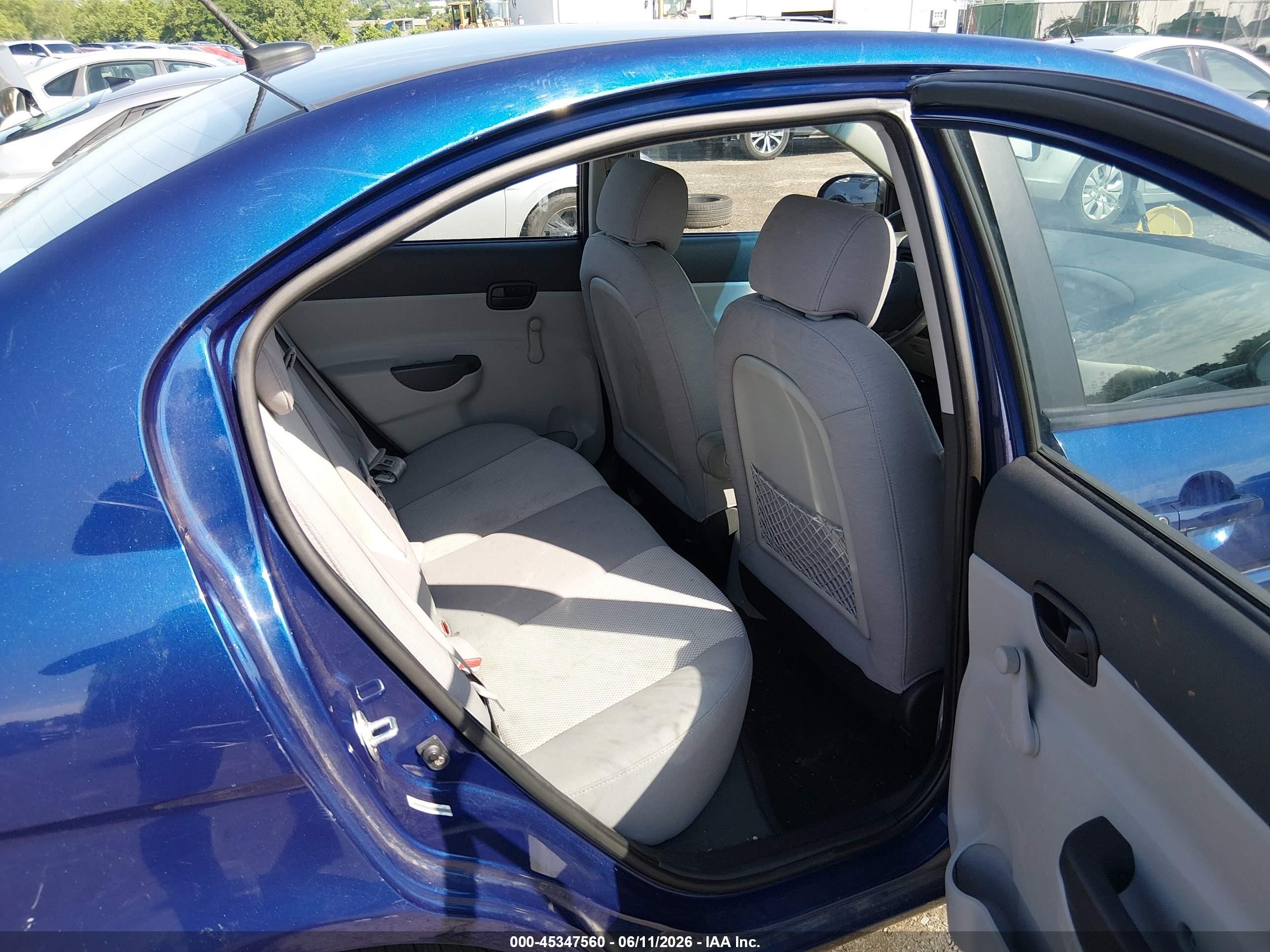 2009 Hyundai Accent Gls Blue vin: KMHCN46C89U312754