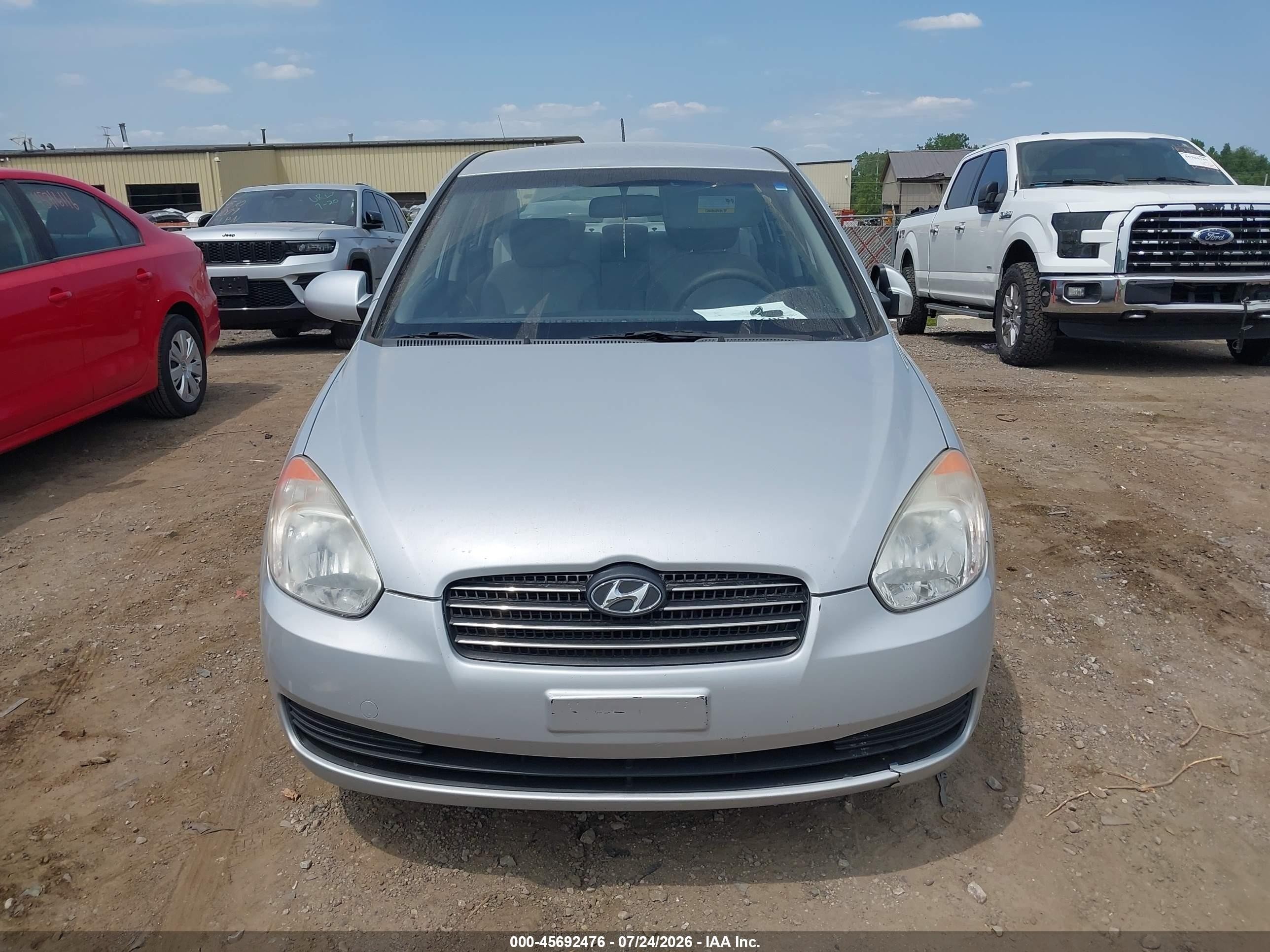 2009 Hyundai Accent Gls Silver vin: KMHCN46C89U342059