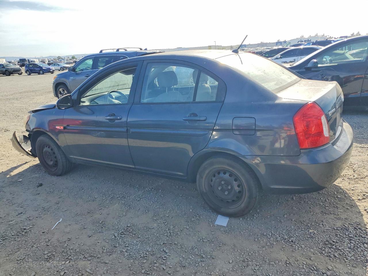 2007 Hyundai Accent Gls Серый vin: KMHCN46C97U141851