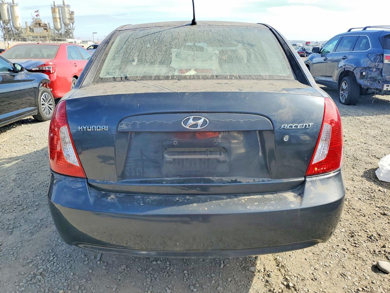 2007 Hyundai Accent Gls Серый vin: KMHCN46C97U141851