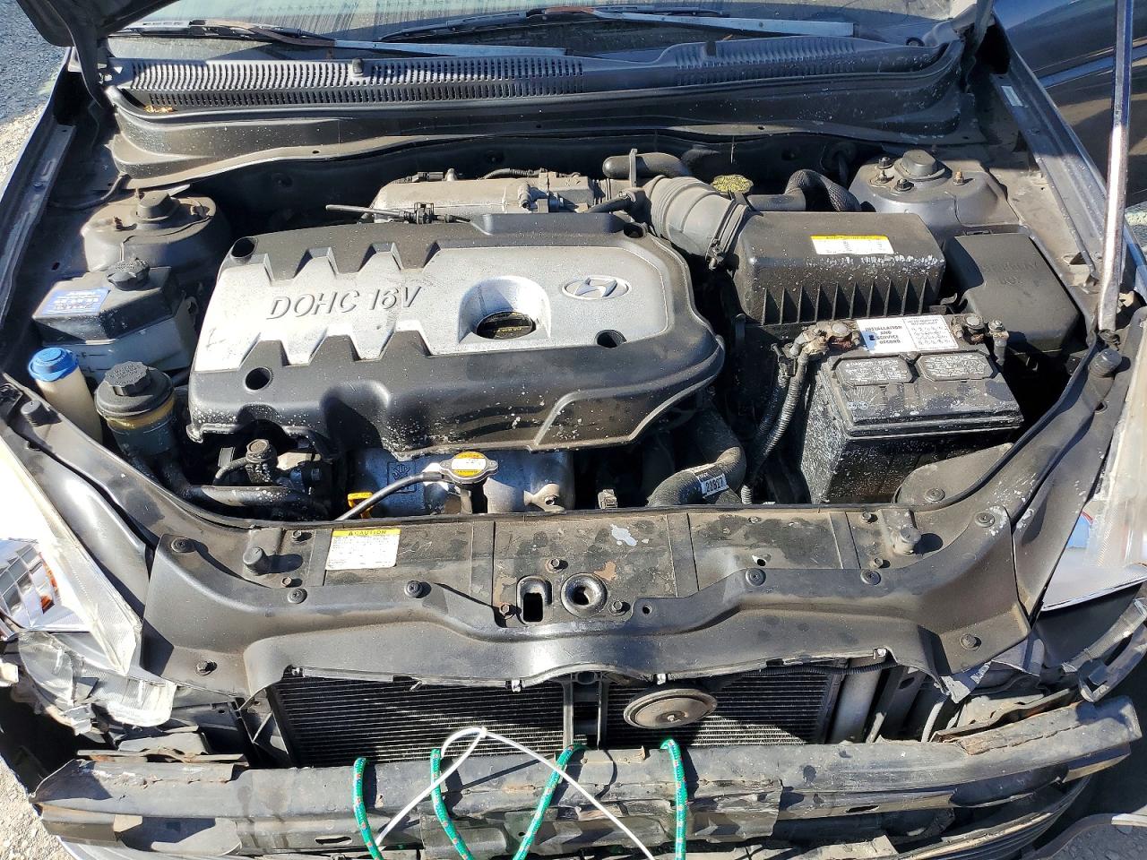 2007 Hyundai Accent Gls Серый vin: KMHCN46C97U141851