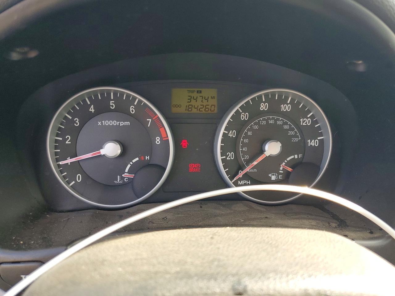 2007 Hyundai Accent Gls Серый vin: KMHCN46C97U141851