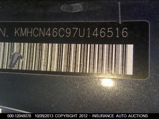 2007 Hyundai Accent Gls 4-door vin: KMHCN46C97U146516