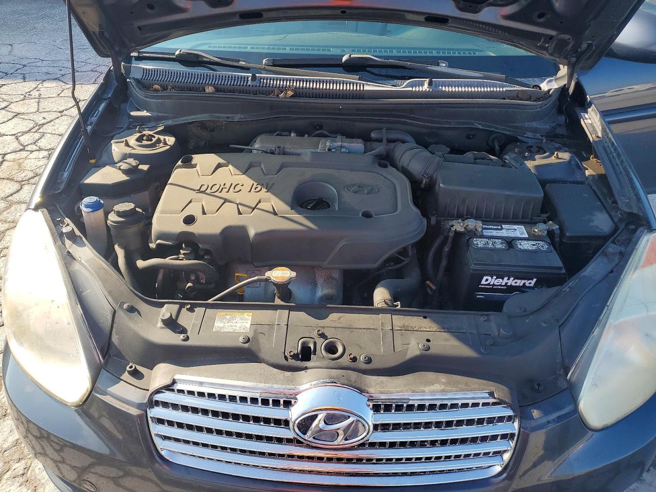 2008 Hyundai Accent Gls Black vin: KMHCN46C98U175452