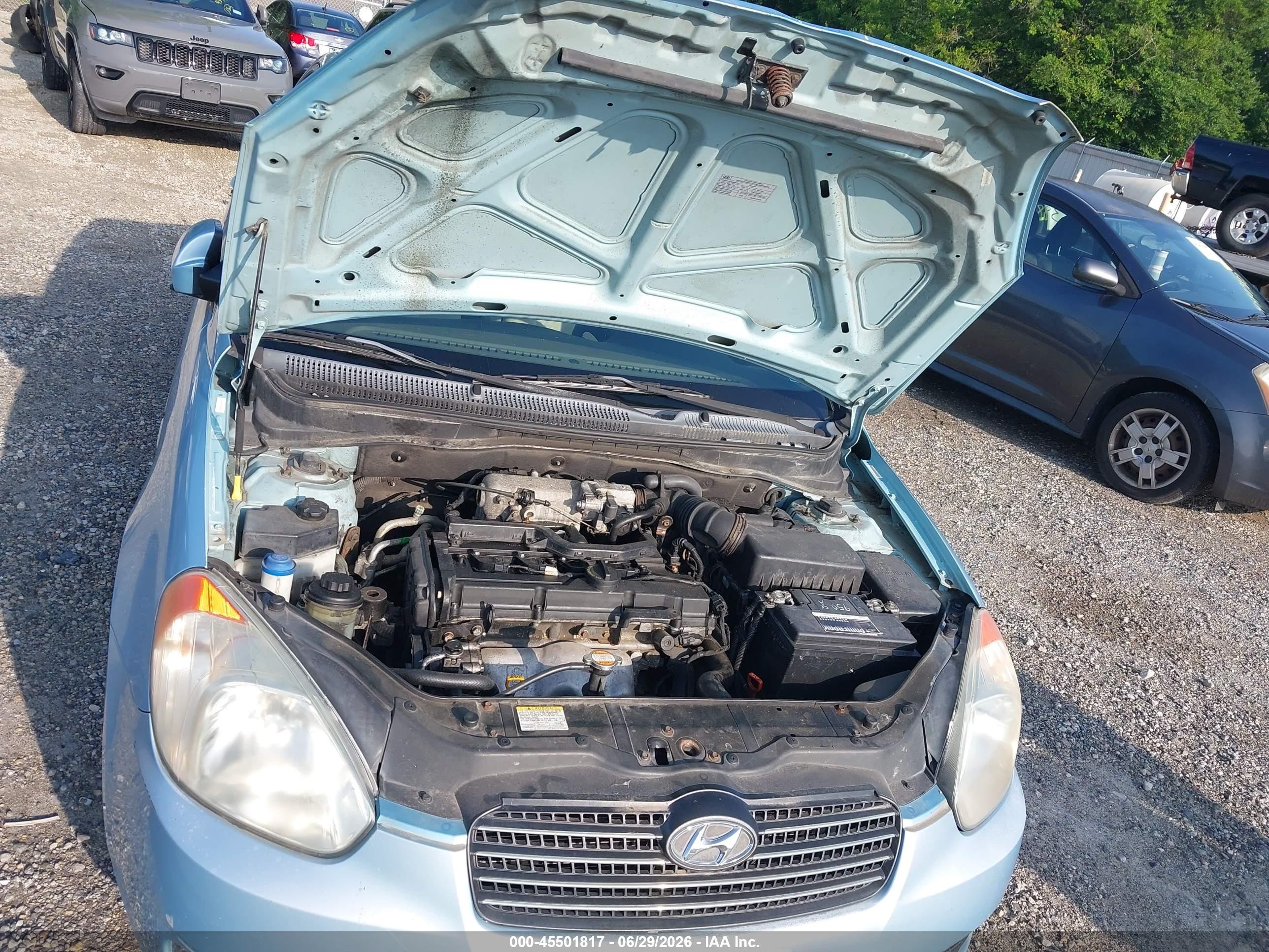 2009 Hyundai Accent Gls Blue vin: KMHCN46C99U366919