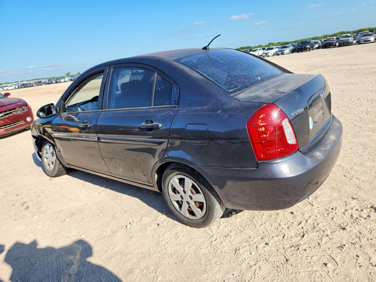 2006 Hyundai Accent Gls Gray vin: KMHCN46CX6U027078