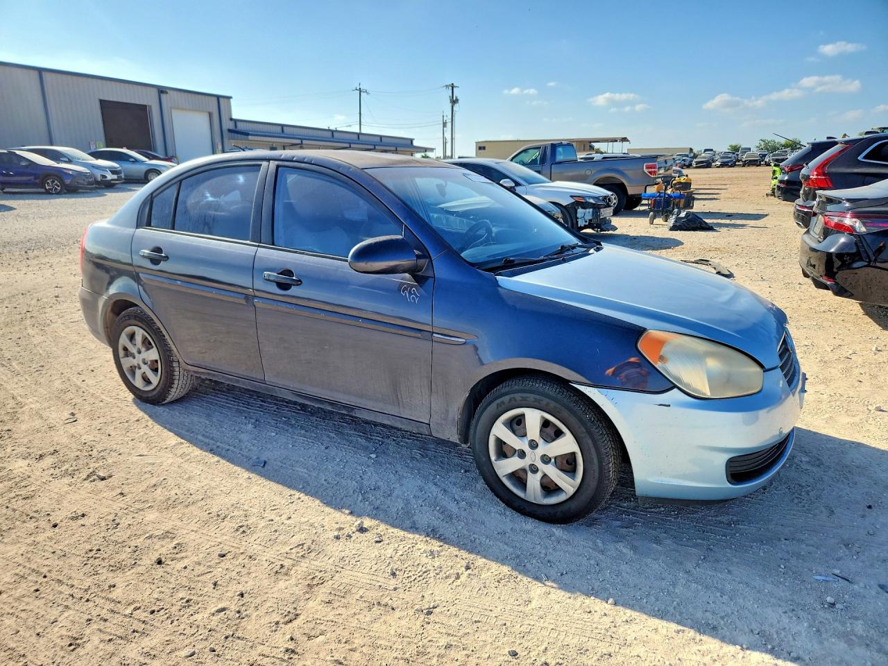2006 Hyundai Accent Gls Gray vin: KMHCN46CX6U027078
