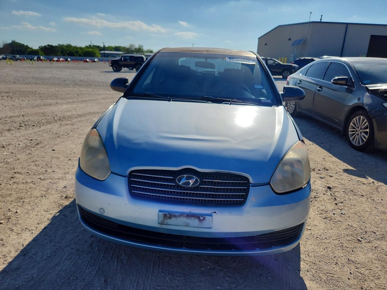2006 Hyundai Accent Gls Gray vin: KMHCN46CX6U027078