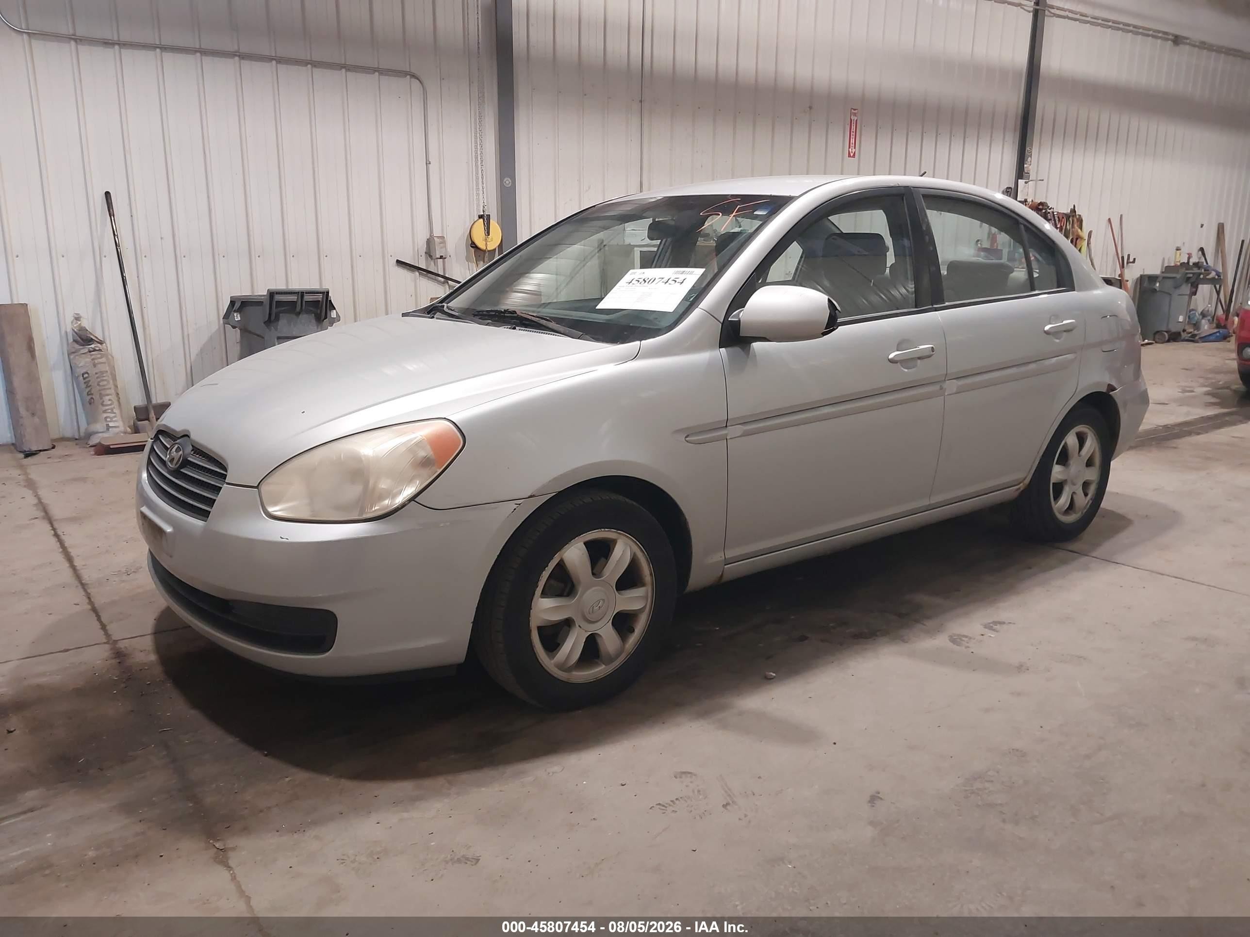2006 Hyundai Accent Gls Gray vin: KMHCN46CX6U048254