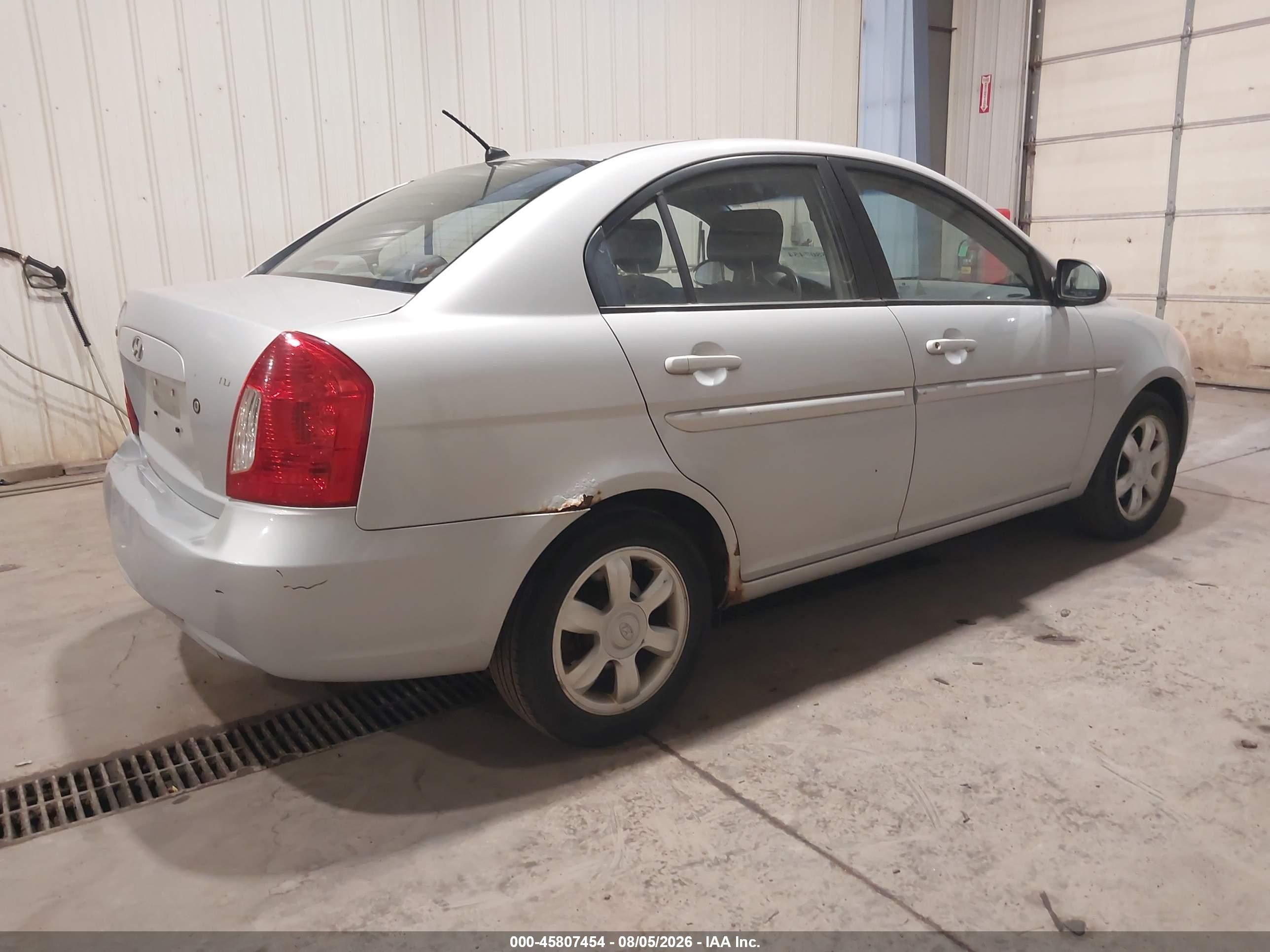 2006 Hyundai Accent Gls Gray vin: KMHCN46CX6U048254