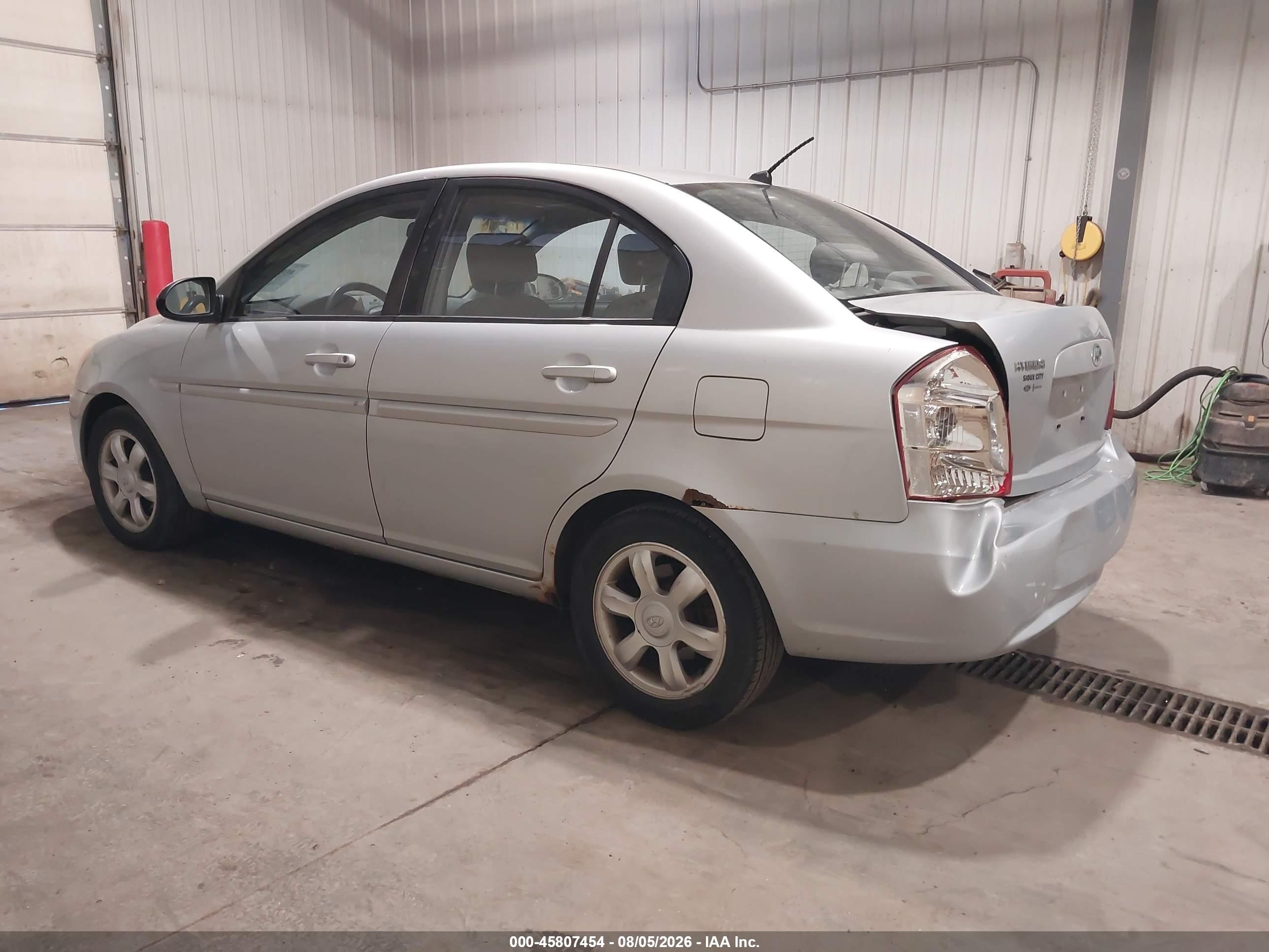 2006 Hyundai Accent Gls Gray vin: KMHCN46CX6U048254