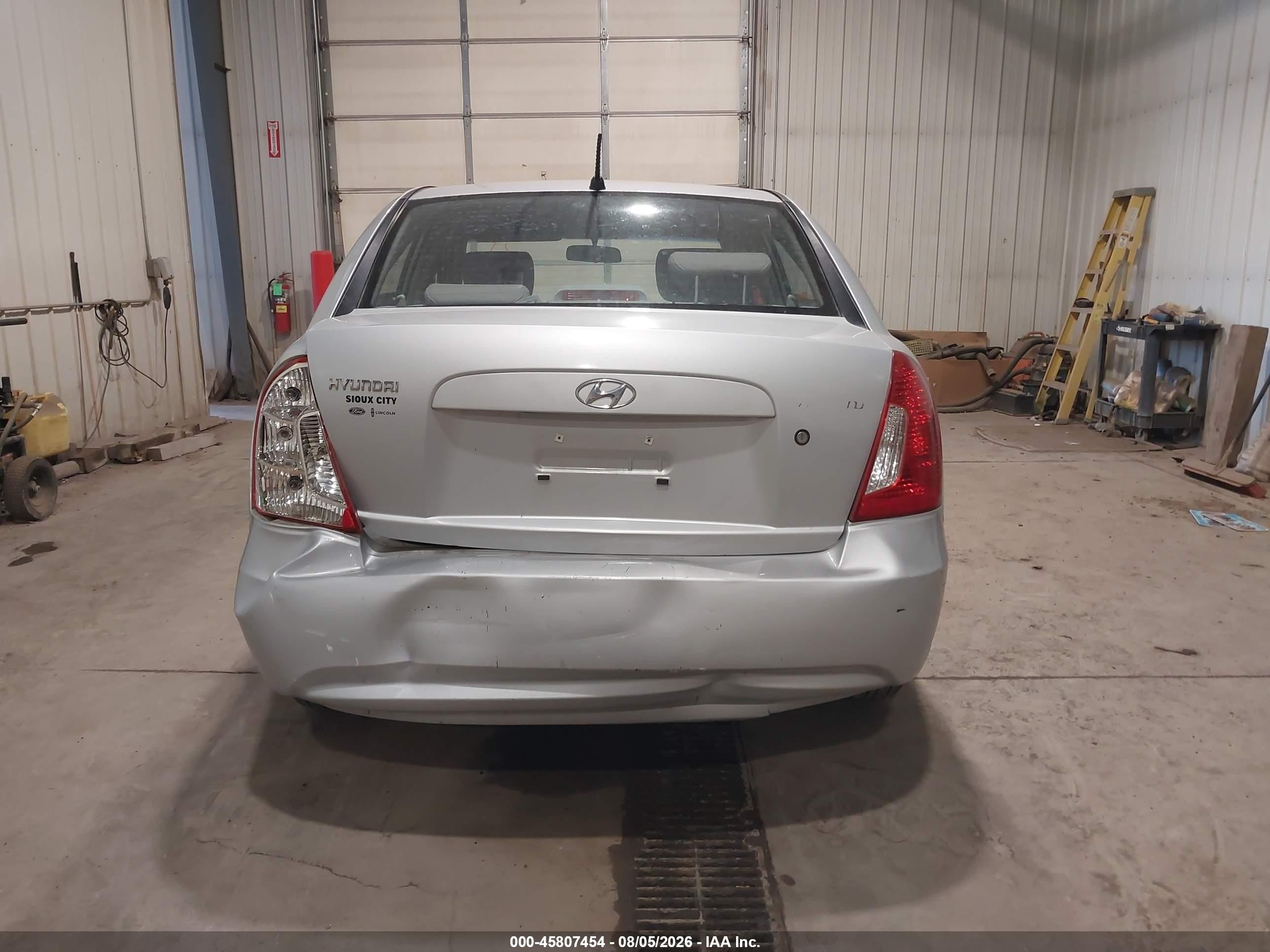 2006 Hyundai Accent Gls Gray vin: KMHCN46CX6U048254