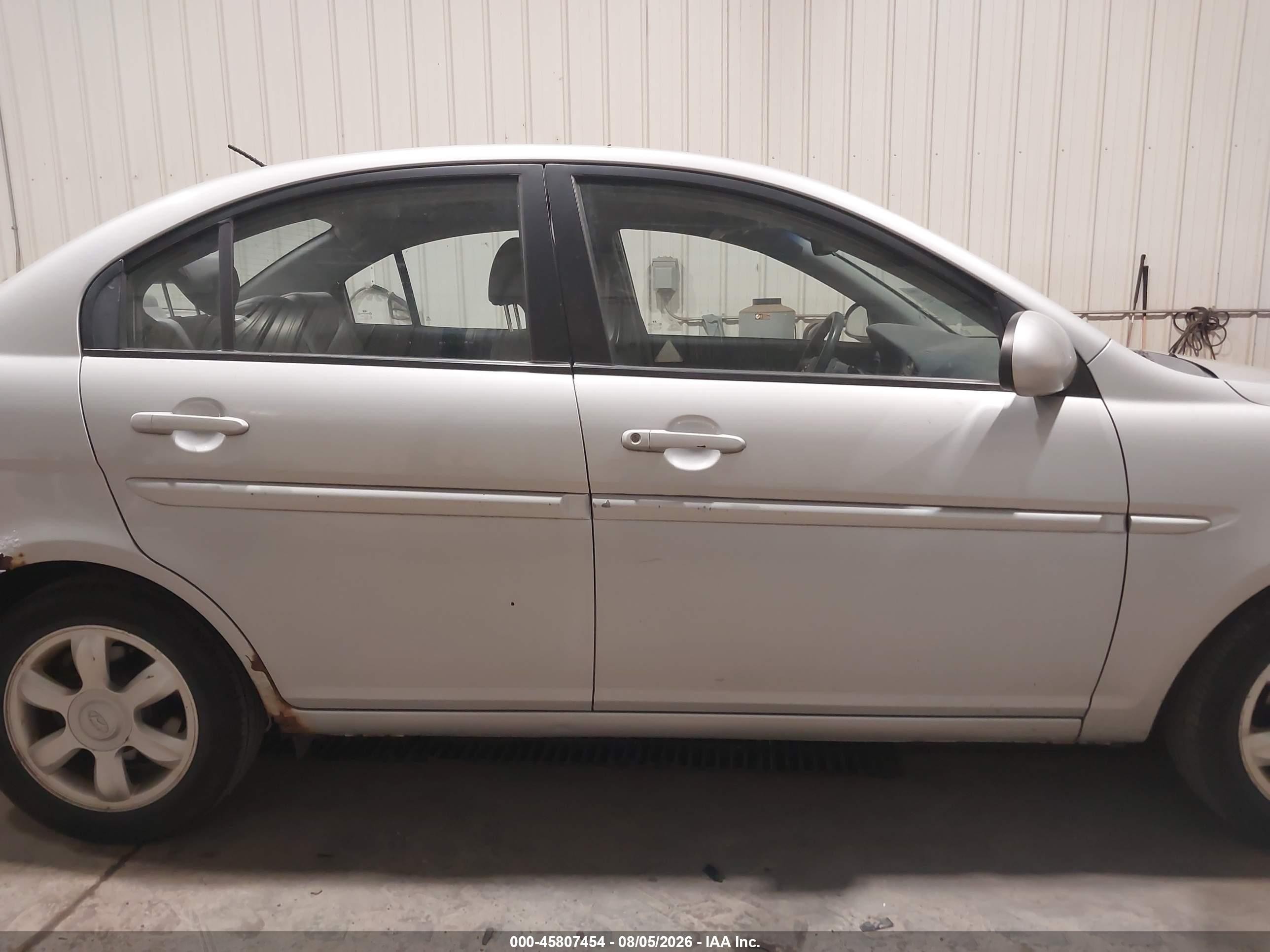 2006 Hyundai Accent Gls Gray vin: KMHCN46CX6U048254