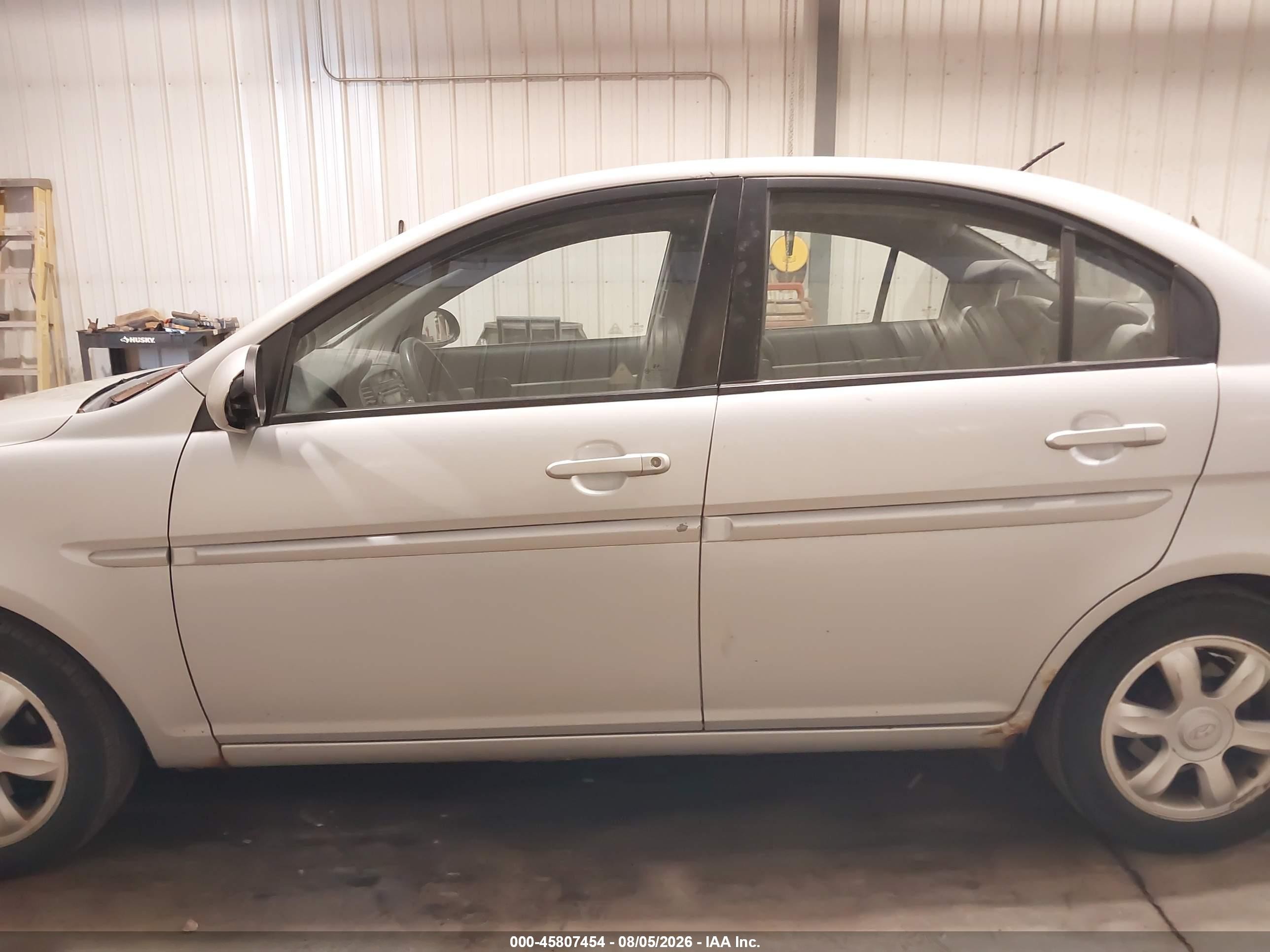 2006 Hyundai Accent Gls Gray vin: KMHCN46CX6U048254