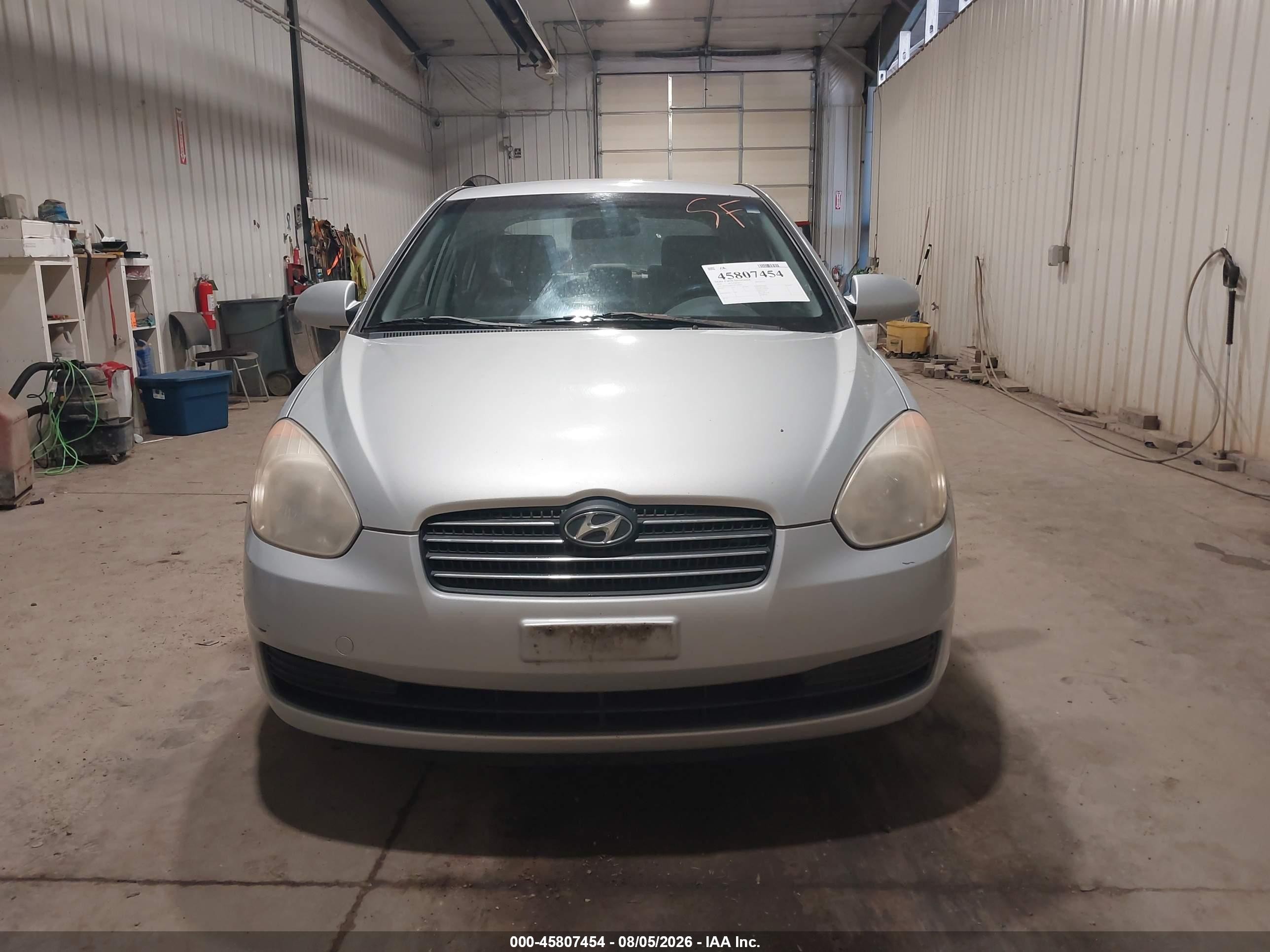 2006 Hyundai Accent Gls Gray vin: KMHCN46CX6U048254