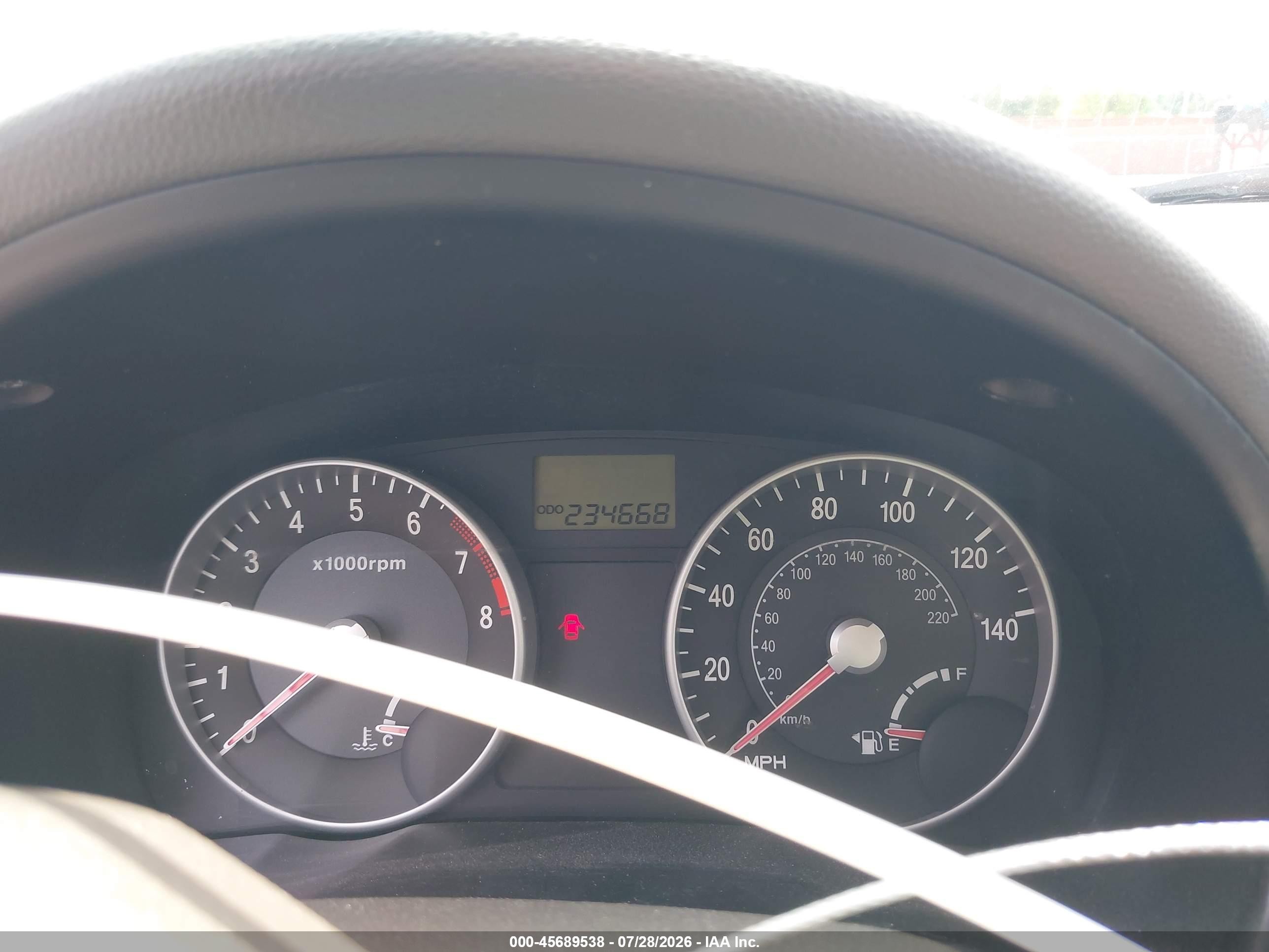 2007 Hyundai Accent Gls Blue vin: KMHCN46CX7U142829