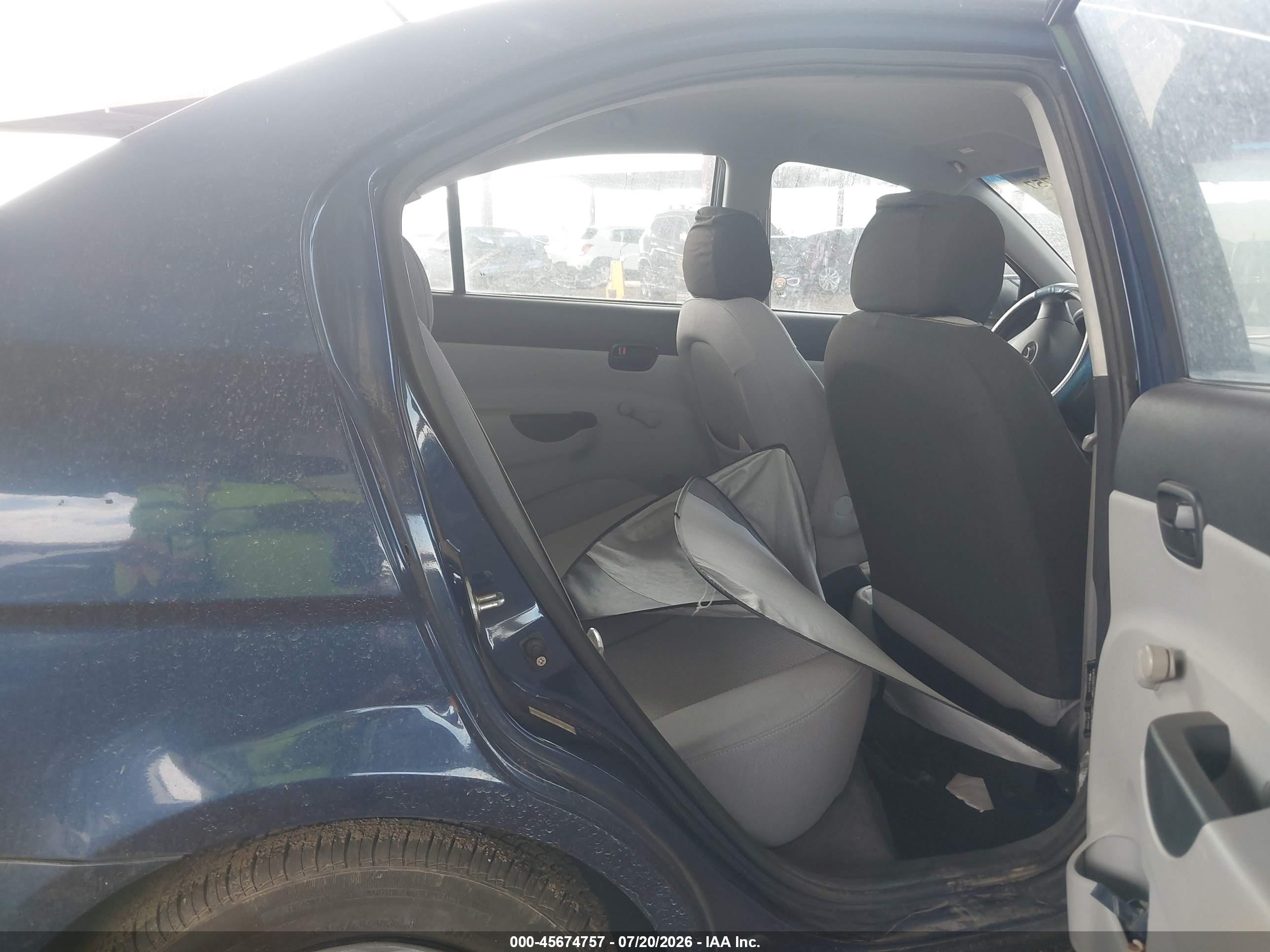 2008 Hyundai Accent Gls Blue vin: KMHCN46CX8U213268