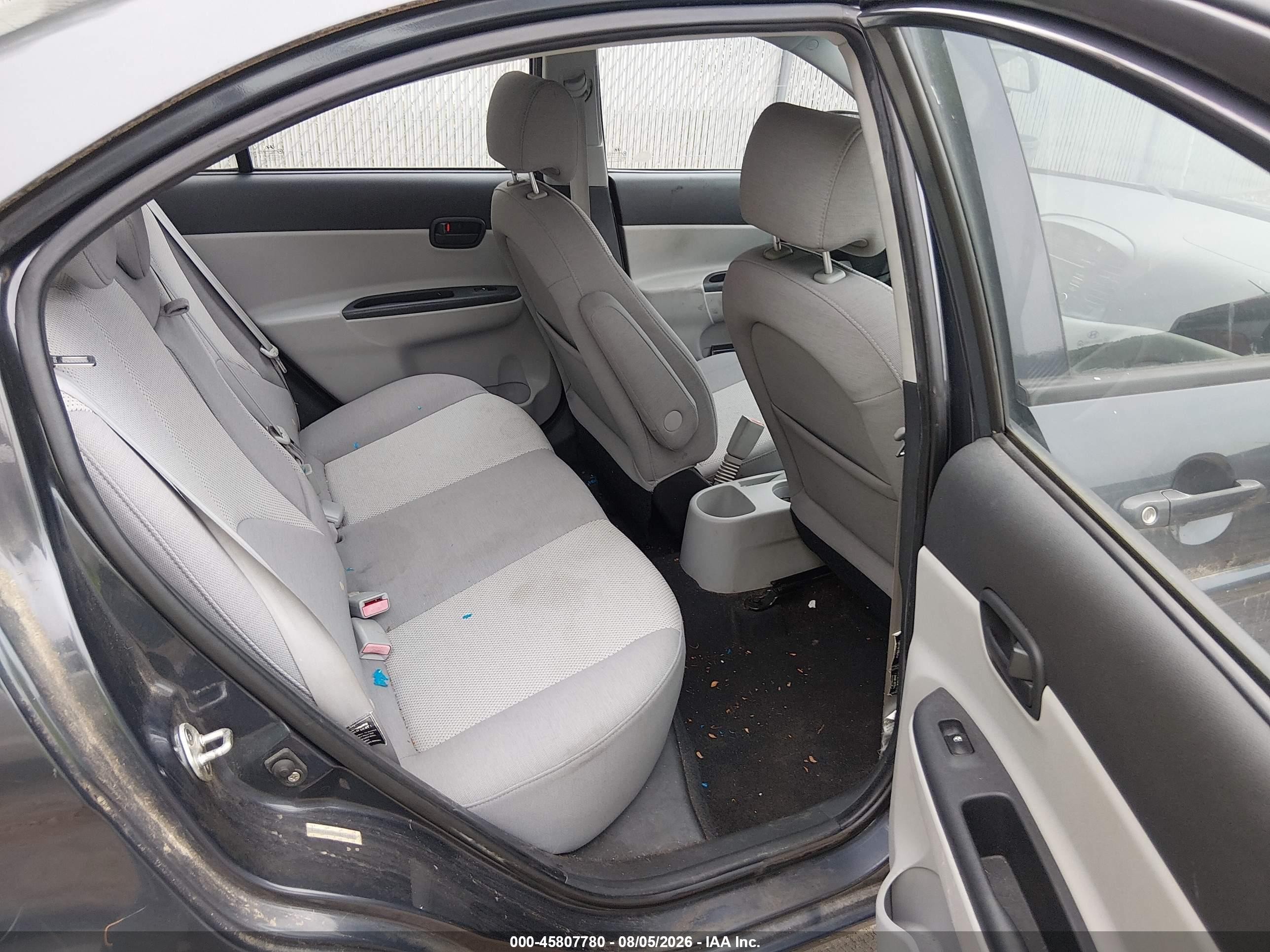 2008 Hyundai Accent Gls Dark Blue vin: KMHCN46CX8U230460
