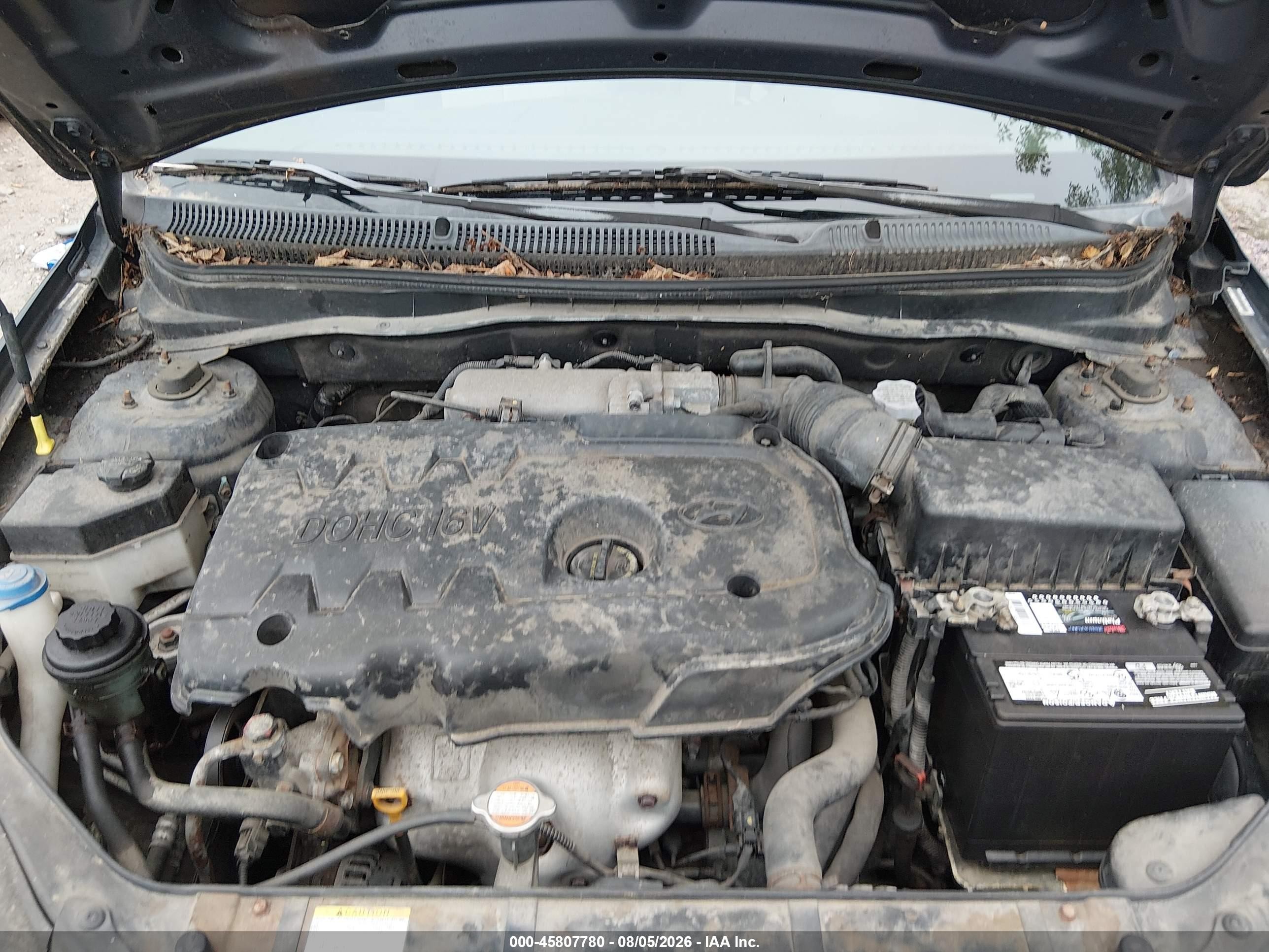 2008 Hyundai Accent Gls Dark Blue vin: KMHCN46CX8U230460