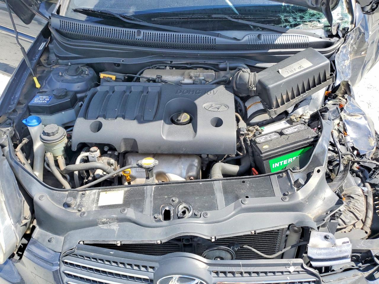 2009 Hyundai Accent Gls Gray vin: KMHCN46CX9U295018