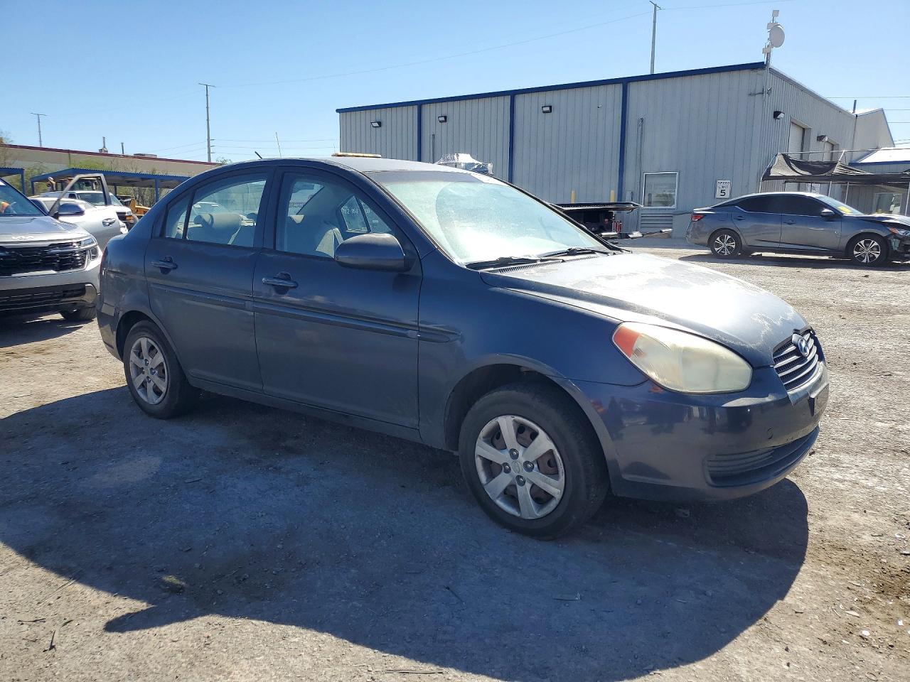 2009 Hyundai Accent Gls Серый vin: KMHCN46CX9U333993