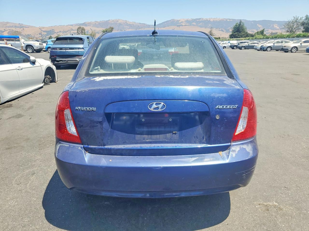2010 Hyundai Accent Gls Blue vin: KMHCN4AC0AU421043