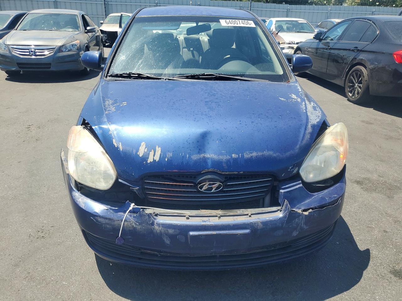 2010 Hyundai Accent Gls Blue vin: KMHCN4AC0AU421043