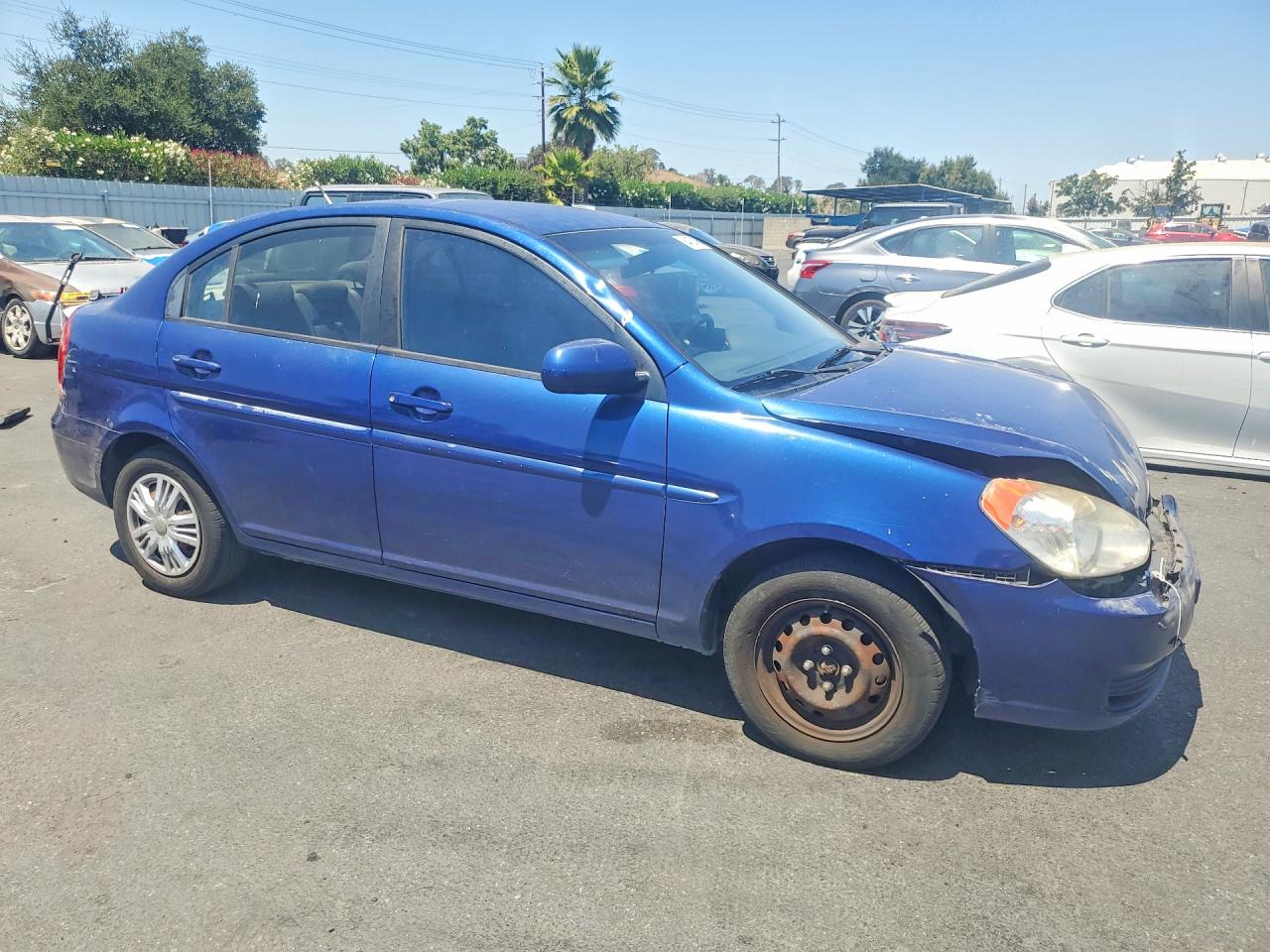 2010 Hyundai Accent Gls Blue vin: KMHCN4AC0AU421043