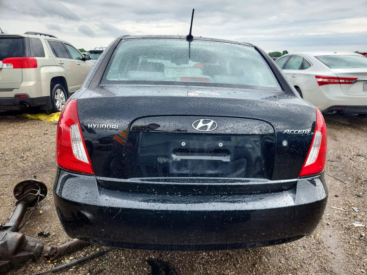 2010 Hyundai Accent Gls Black vin: KMHCN4AC0AU431233