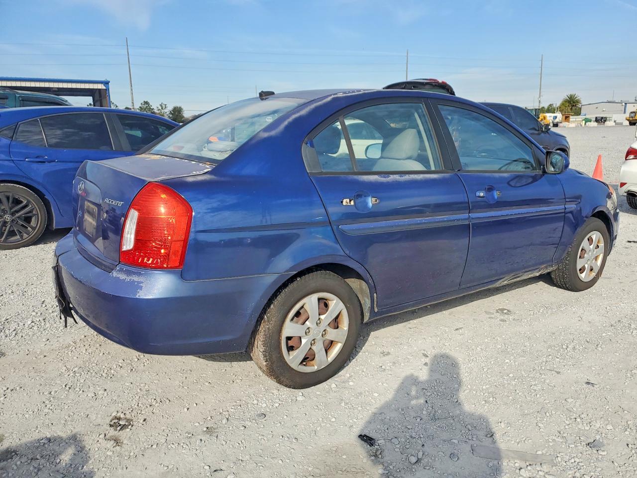 2010 Hyundai Accent Blue vin: KMHCN4AC0AU464801