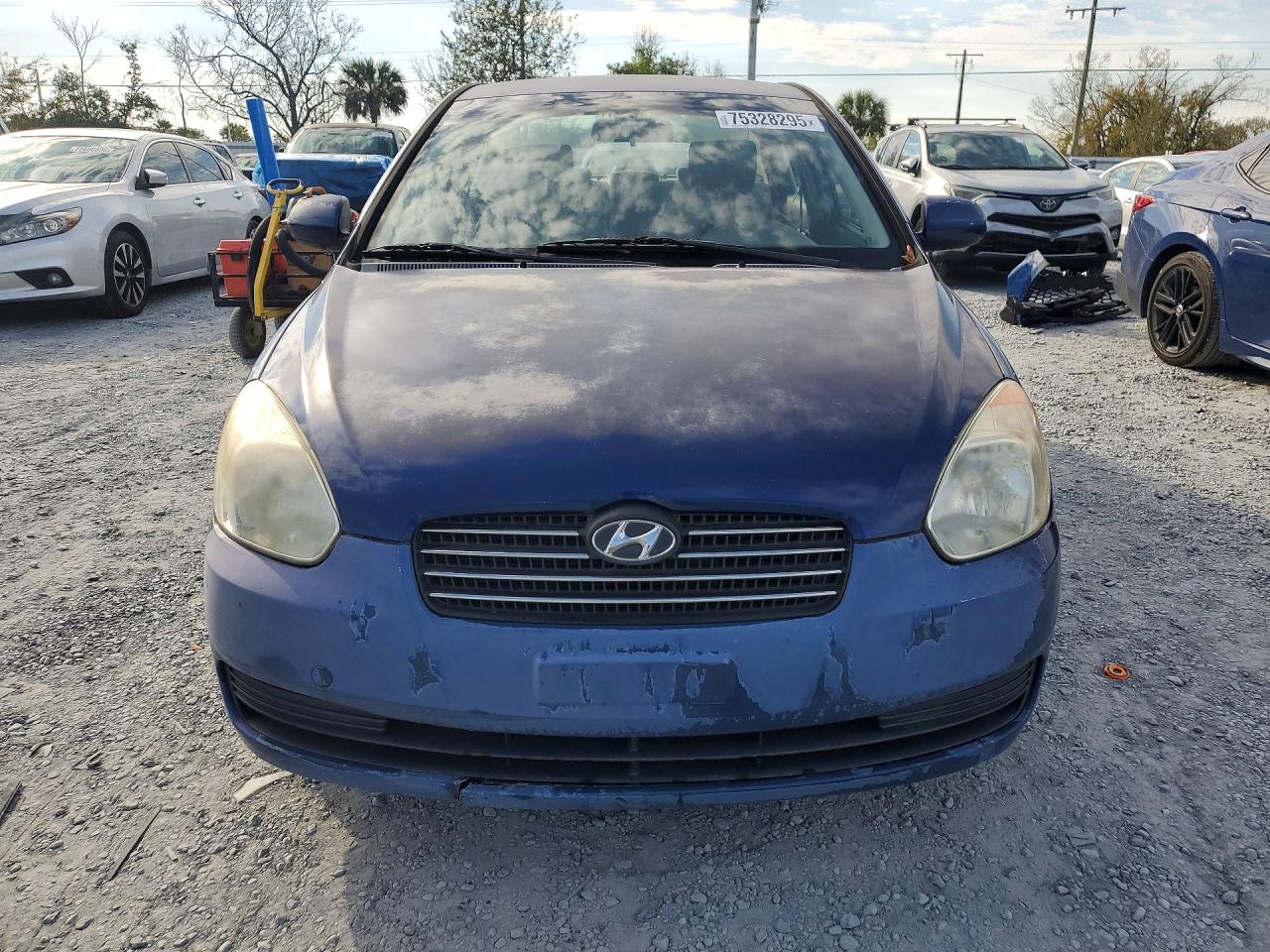 2010 Hyundai Accent Blue vin: KMHCN4AC0AU464801