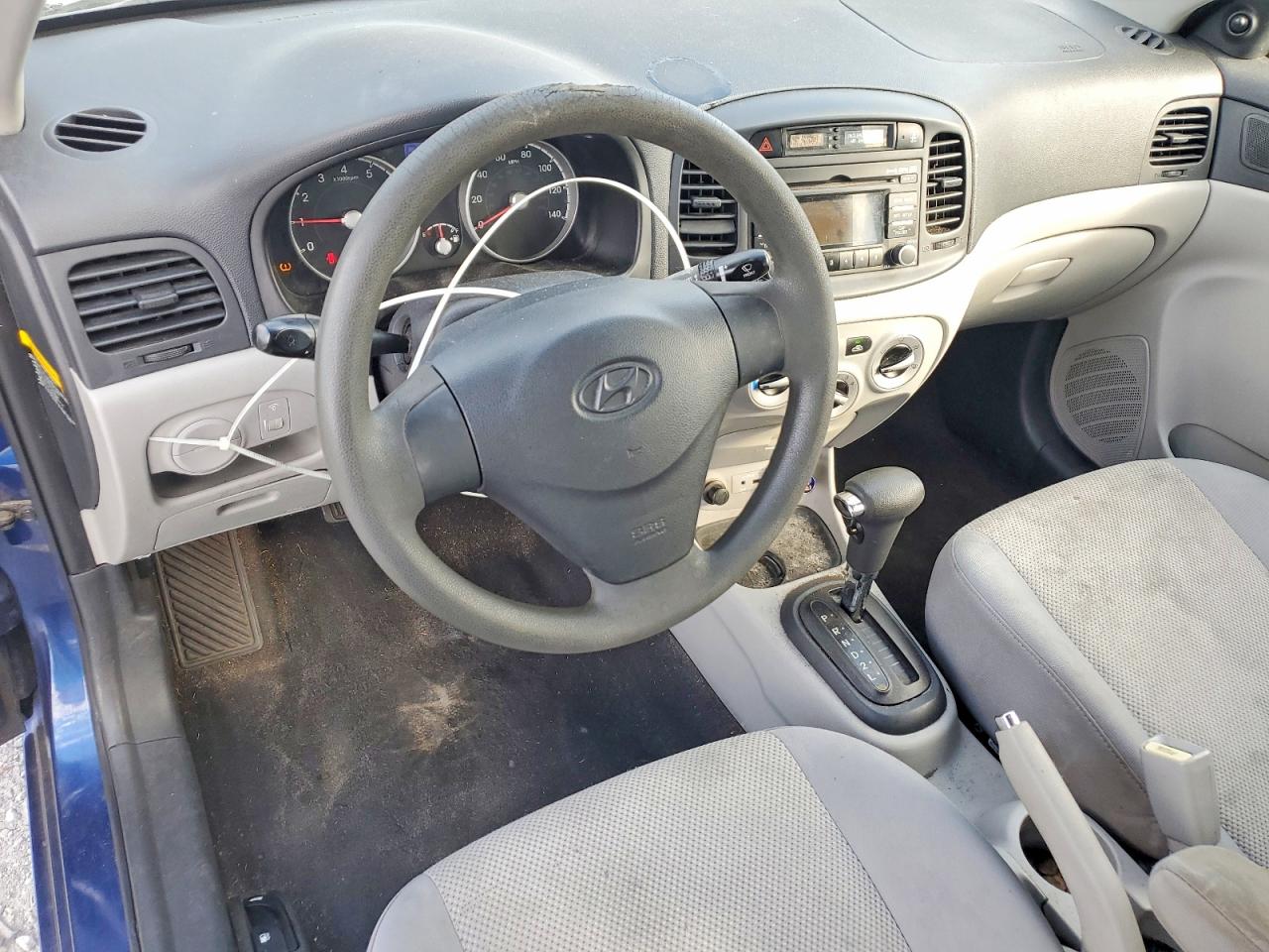 2010 Hyundai Accent Blue vin: KMHCN4AC0AU464801