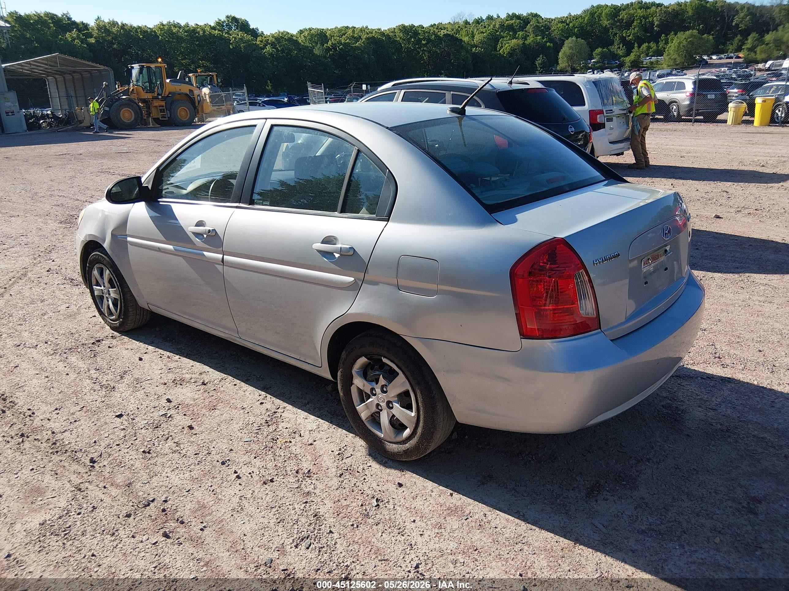 2011 Hyundai Accent Gls Серебряный vin: KMHCN4AC0BU571526