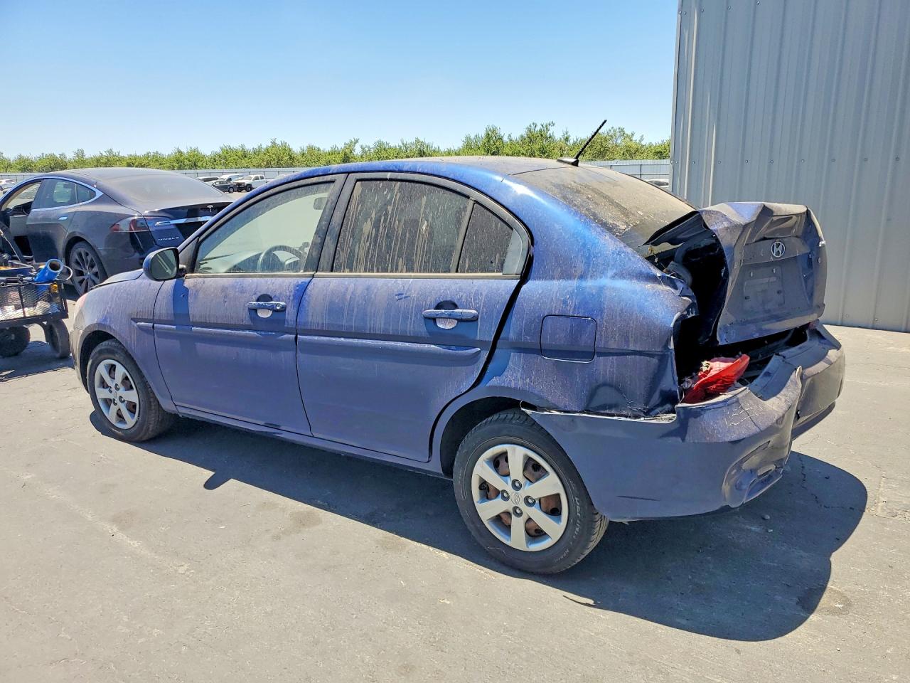 2011 Hyundai Accent Gls Blue vin: KMHCN4AC0BU613127