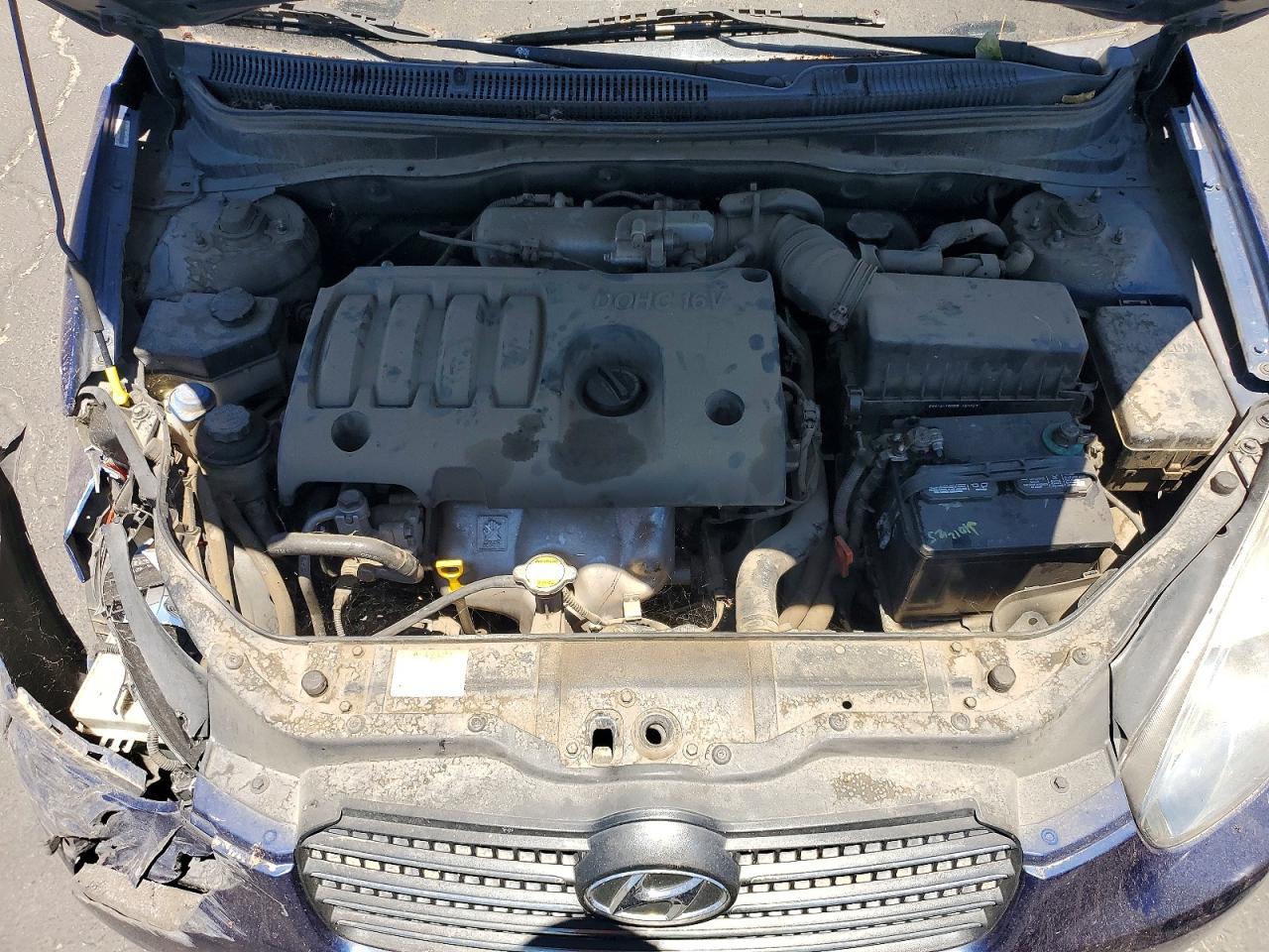 2011 Hyundai Accent Gls Blue vin: KMHCN4AC0BU613127