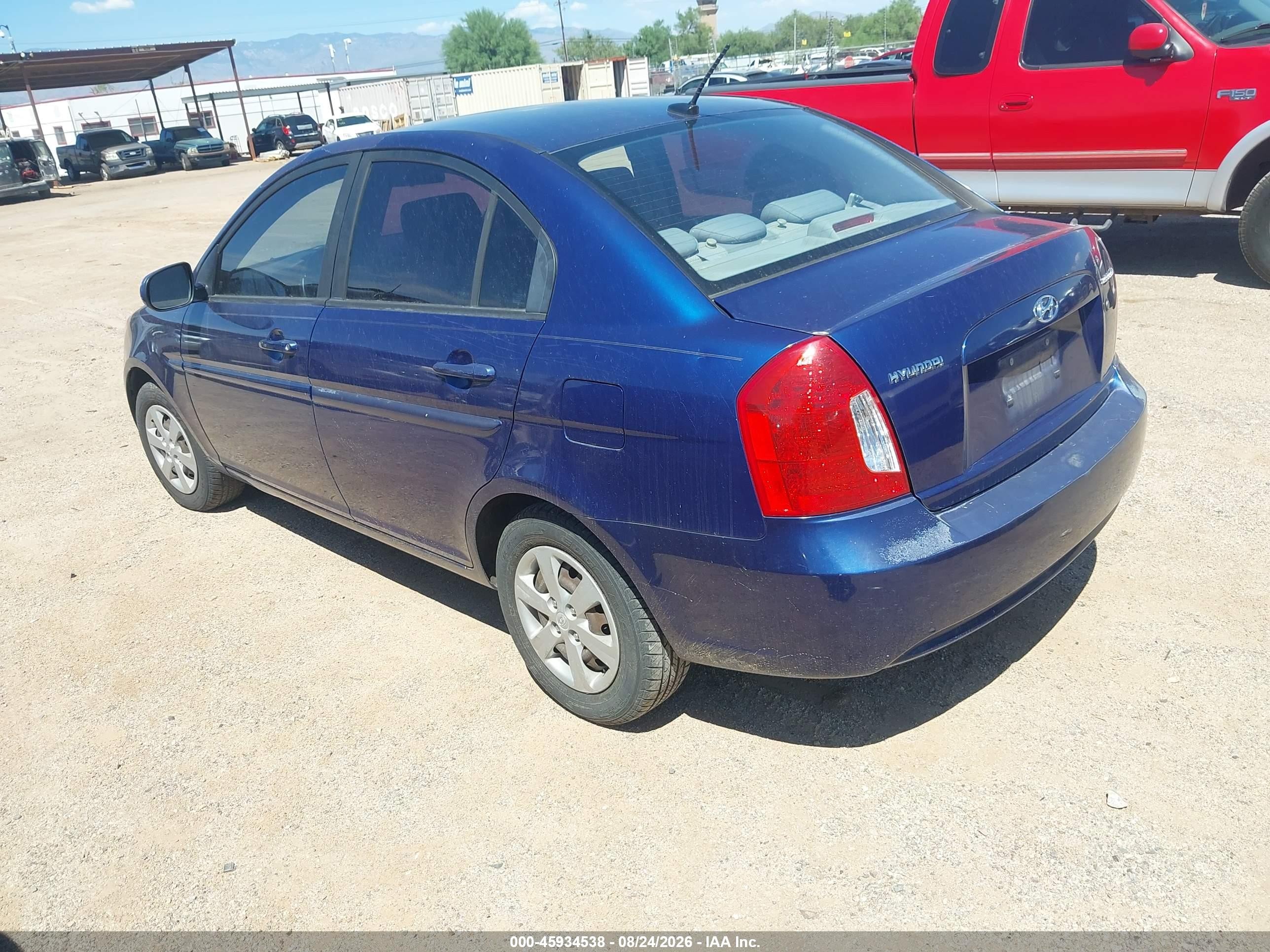 2011 Hyundai Accent Gls Blue vin: KMHCN4AC0BU613144