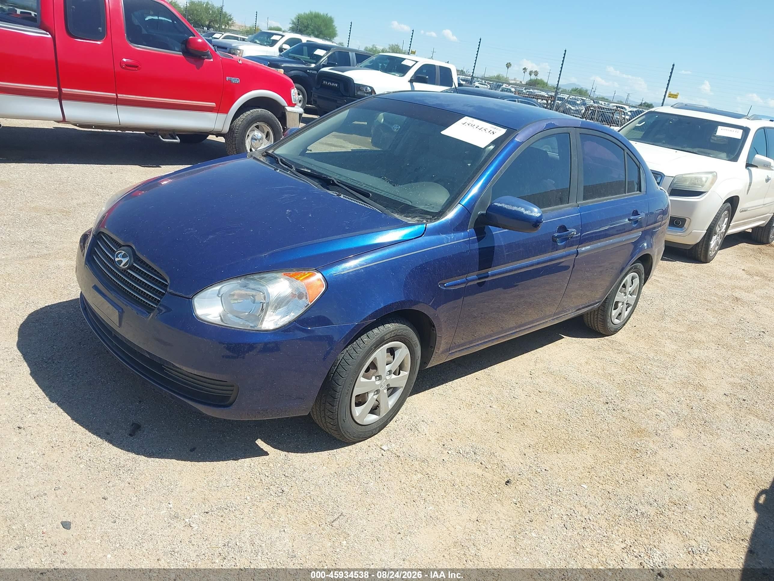 2011 Hyundai Accent Gls Blue vin: KMHCN4AC0BU613144