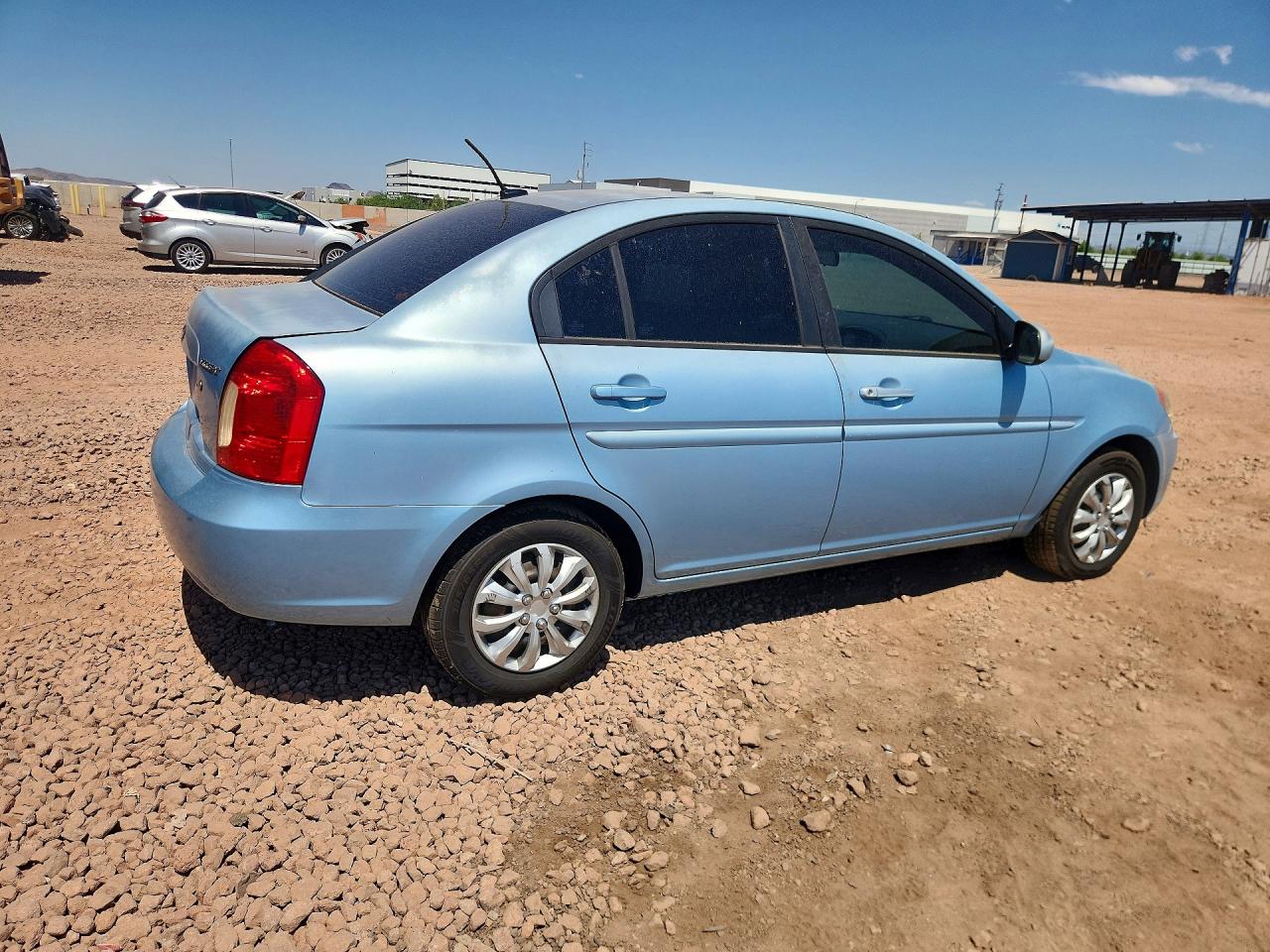 2010 Hyundai Accent Gls Blue vin: KMHCN4AC1AU486435