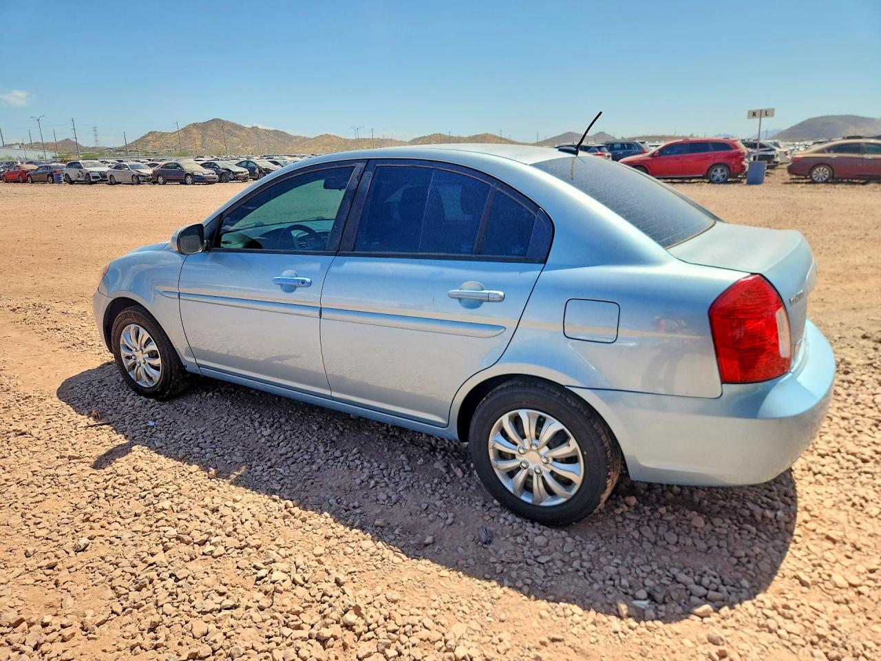 2010 Hyundai Accent Gls Blue vin: KMHCN4AC1AU486435