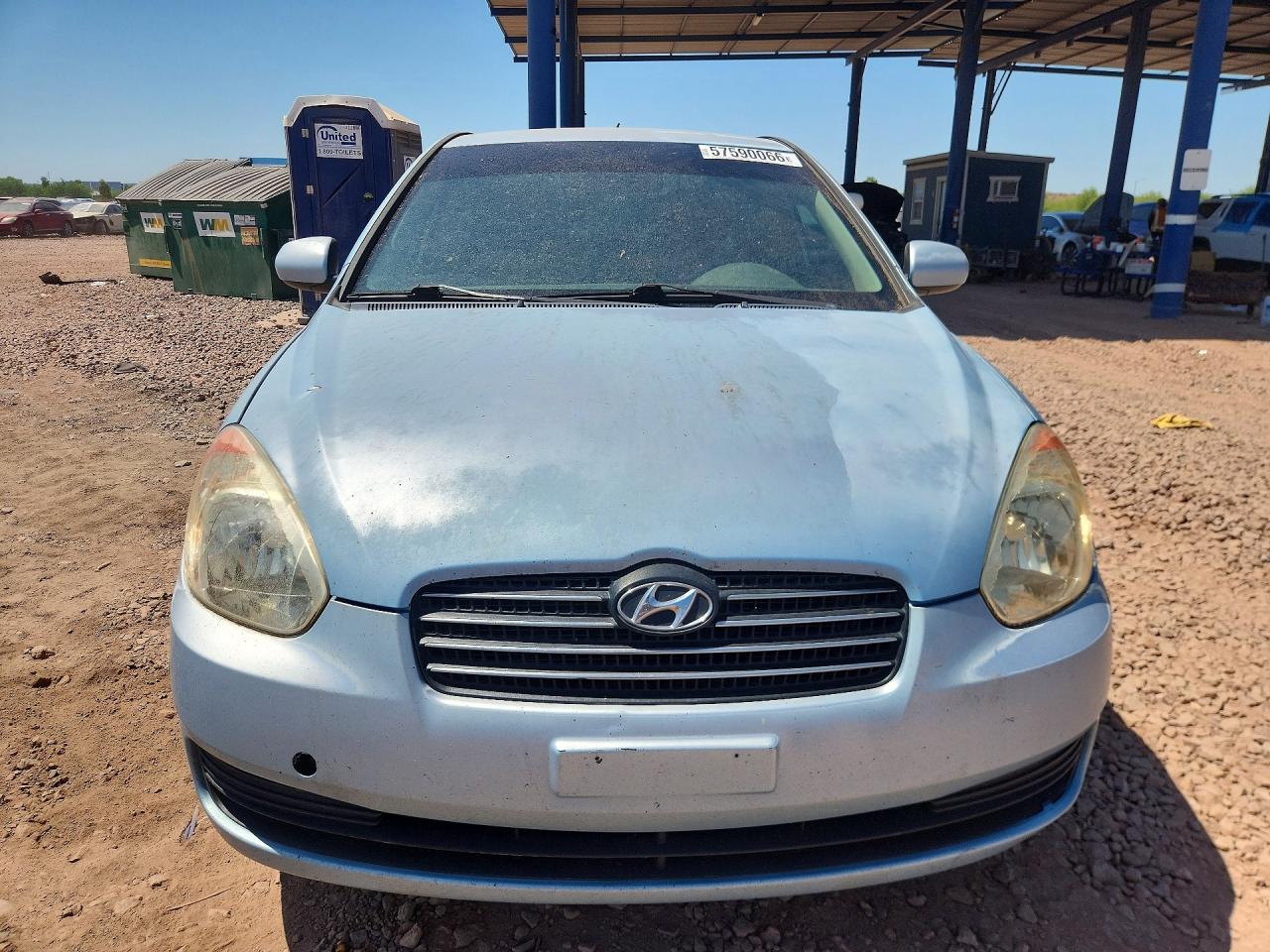 2010 Hyundai Accent Gls Blue vin: KMHCN4AC1AU486435