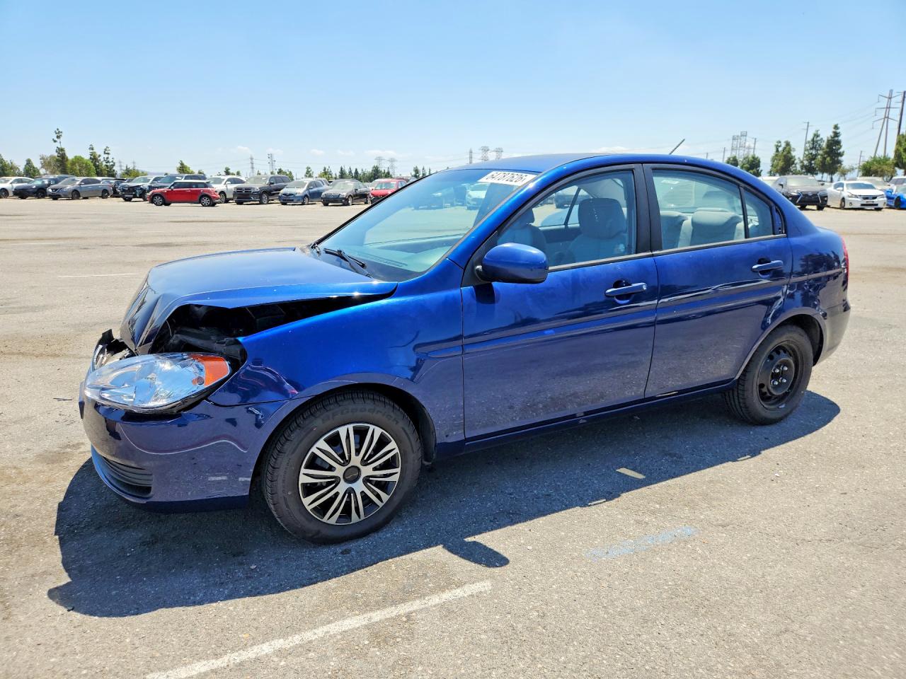 2011 Hyundai Accent Gls Blue vin: KMHCN4AC1BU606218